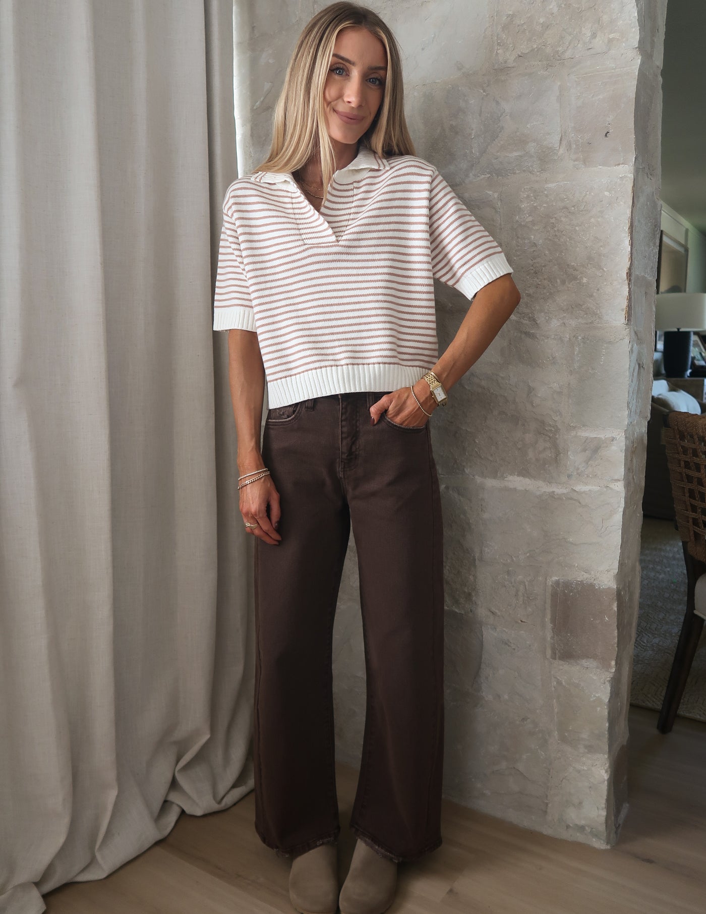 Tilly Striped Top