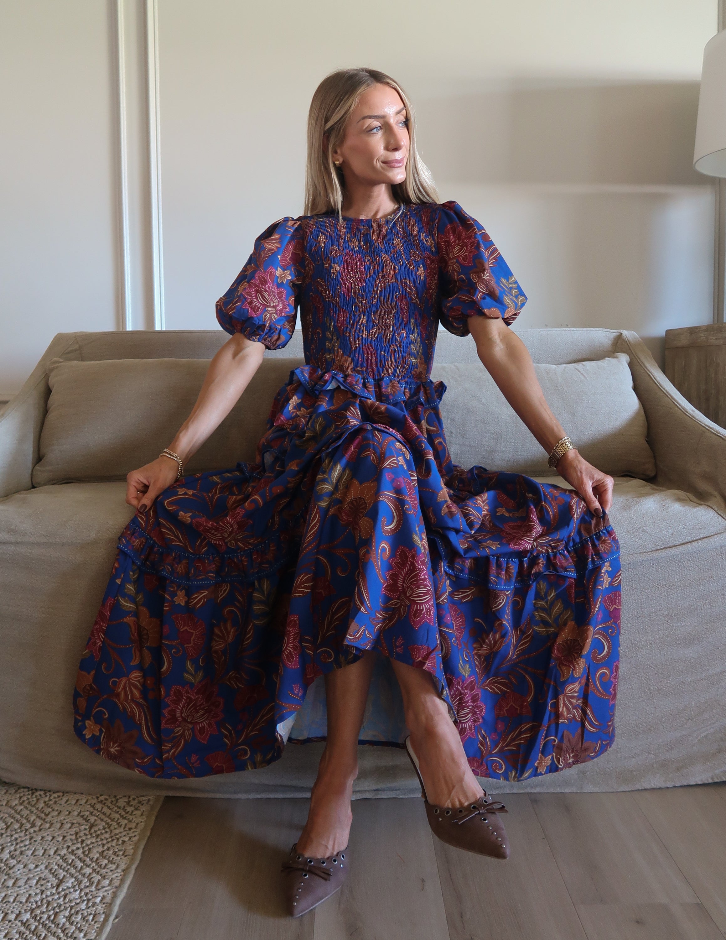 Midnight Orchard Dress