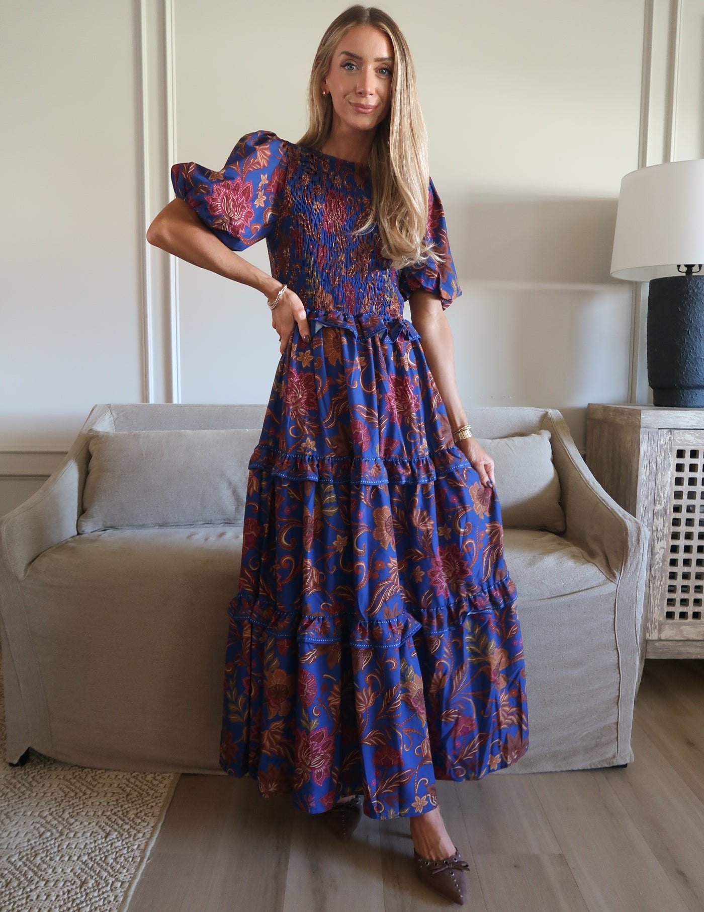 Midnight Orchard Dress