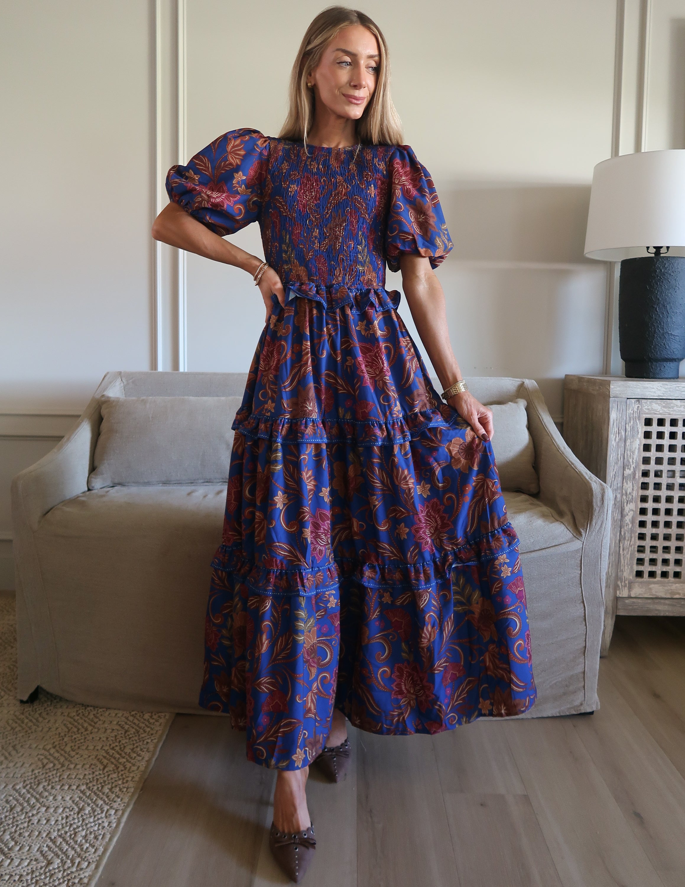 Midnight Orchard Dress
