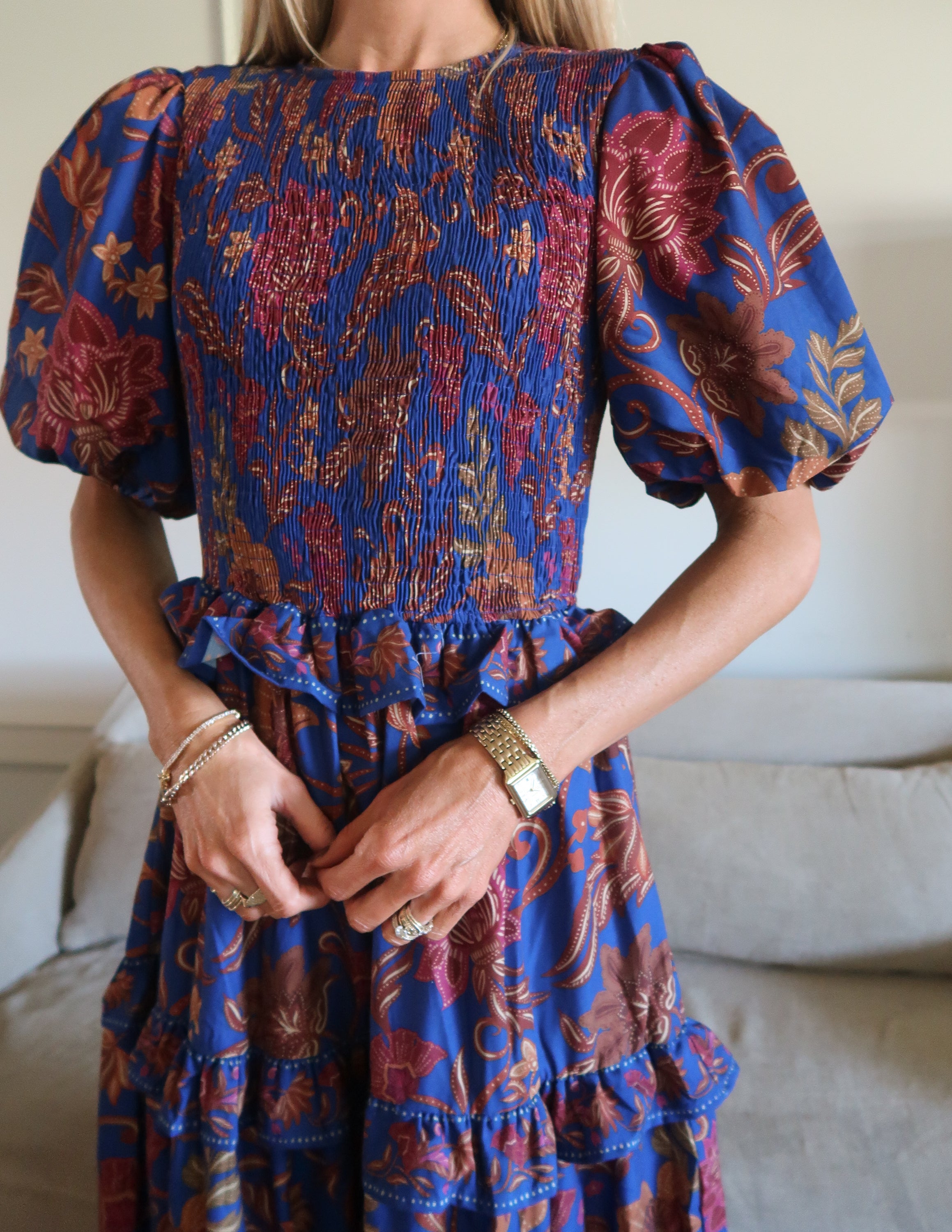 Midnight Orchard Dress
