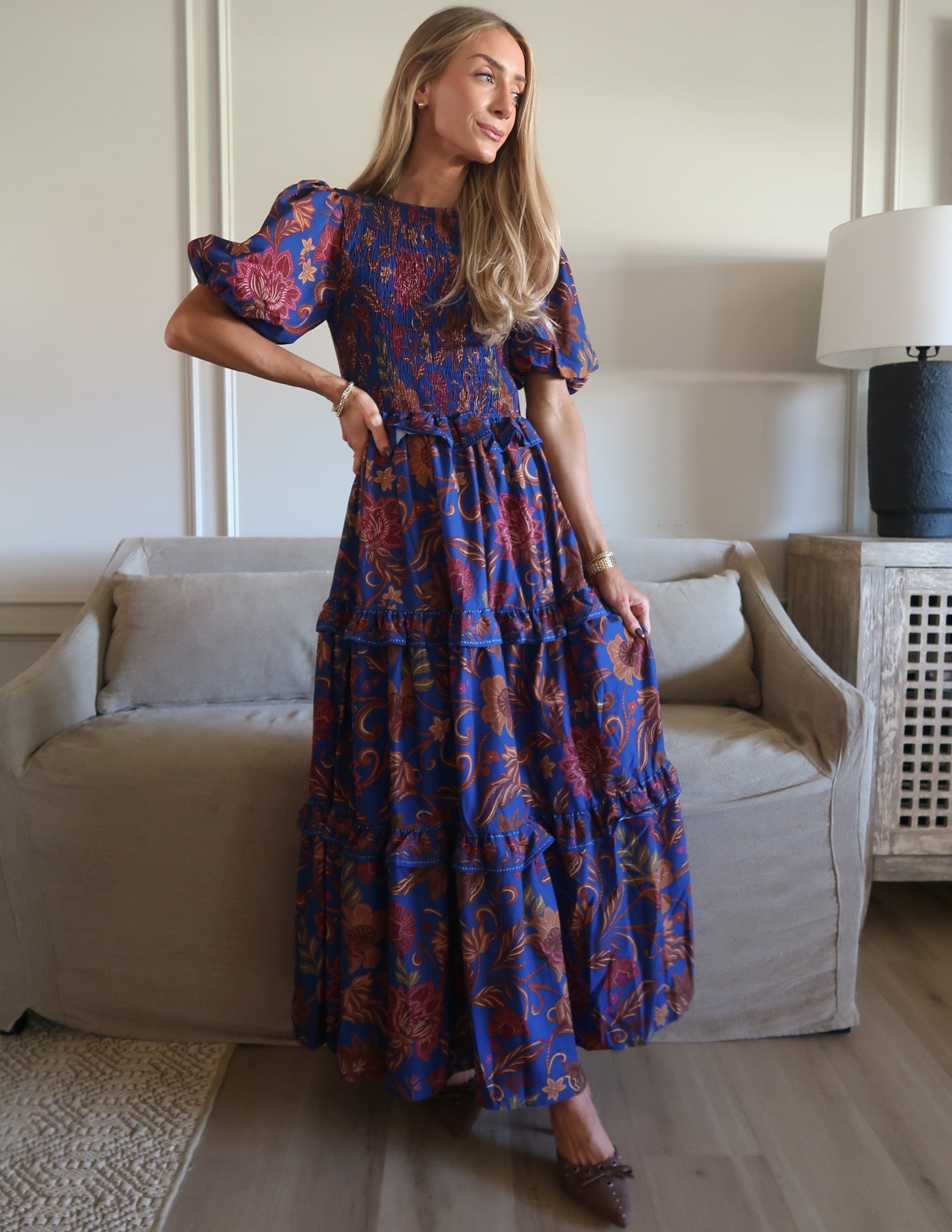 Midnight Orchard Dress