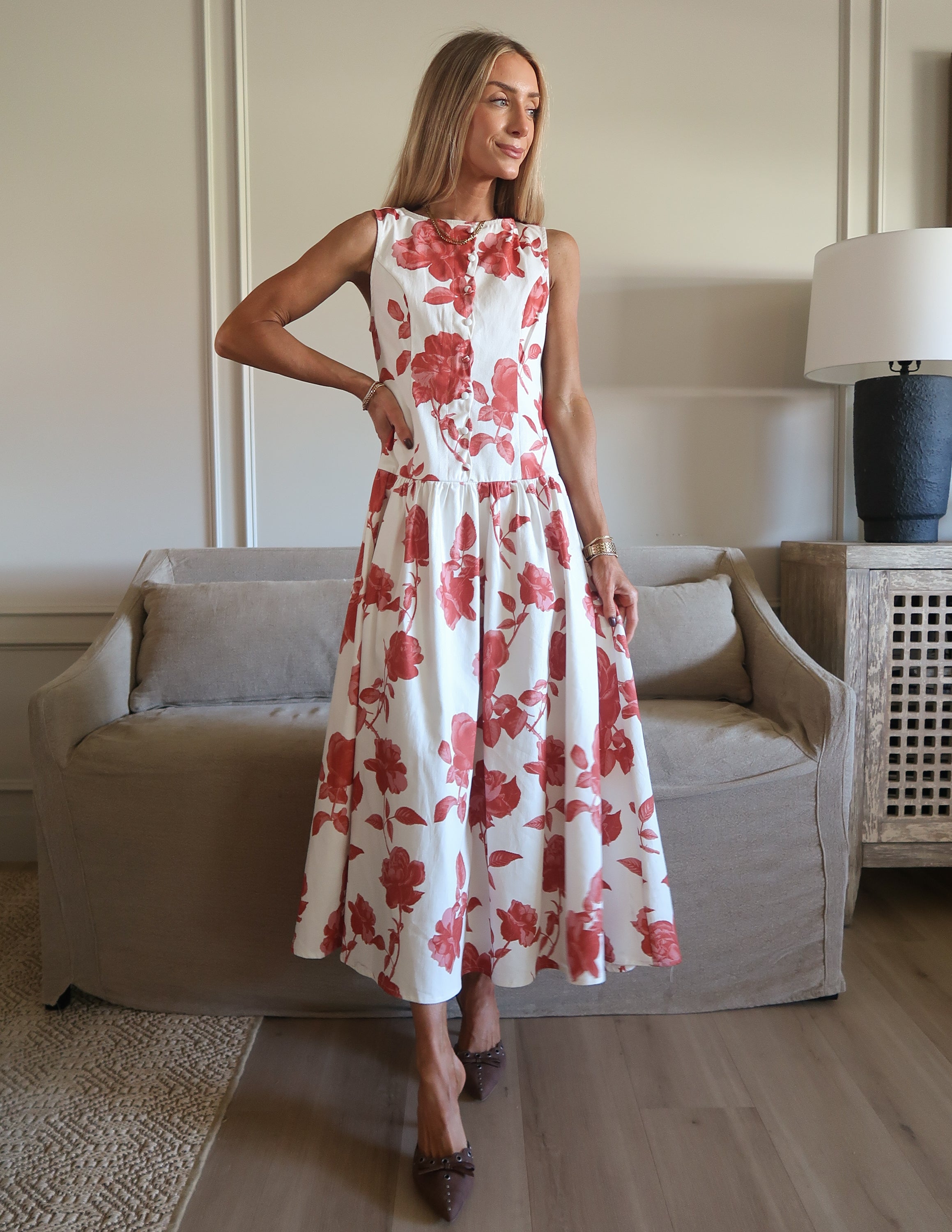 Rustic Romance Floral Dress