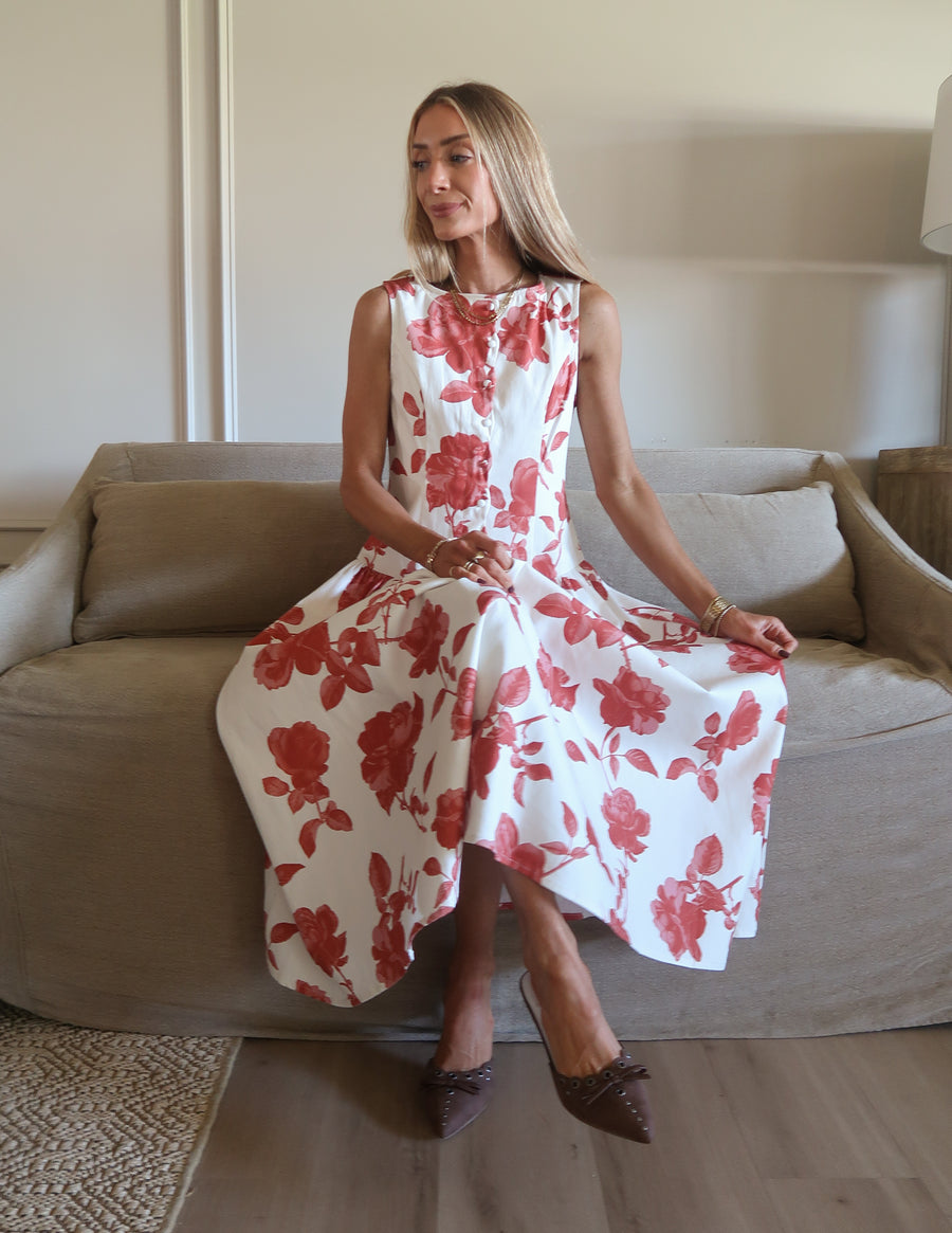 Rustic Romance Floral Dress