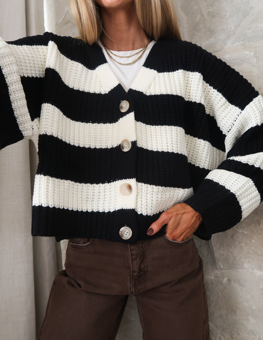 Marla Striped Cardigan