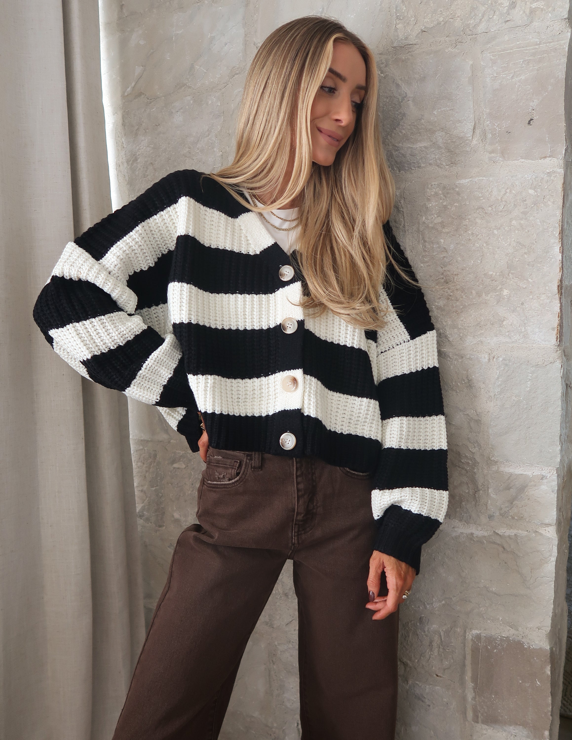 Marla Striped Cardigan