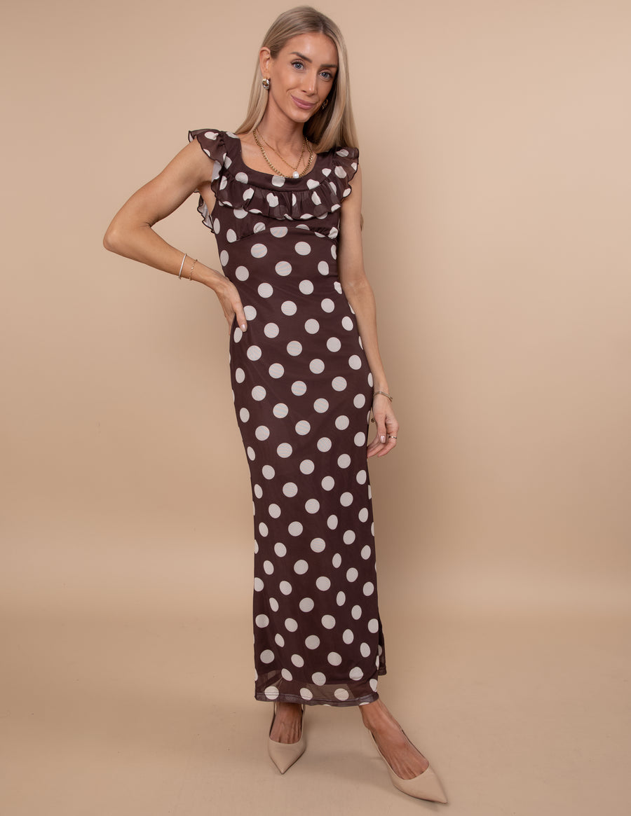Dot Midi Dress