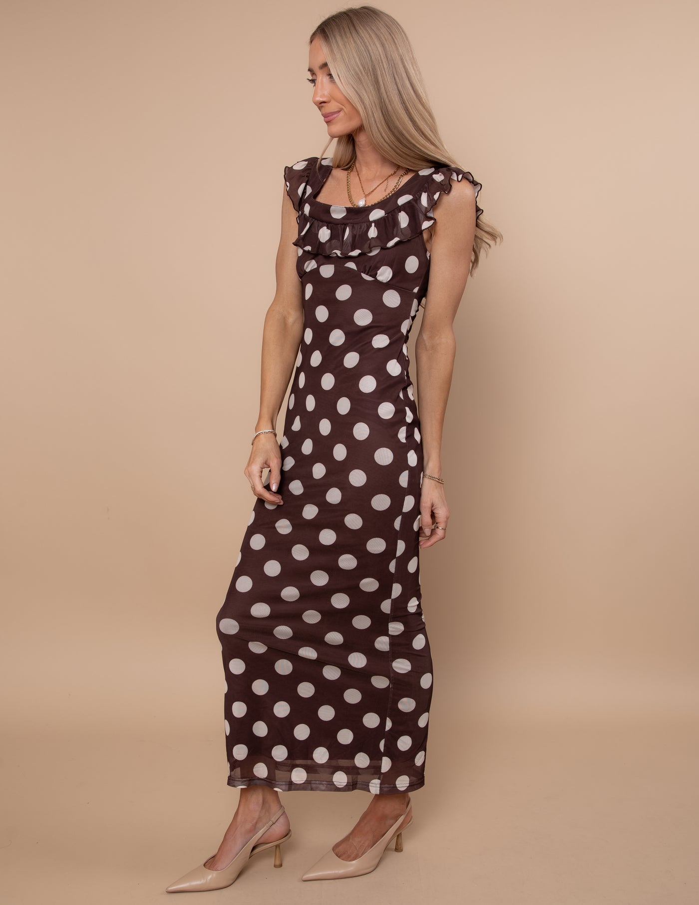 Dot Midi Dress