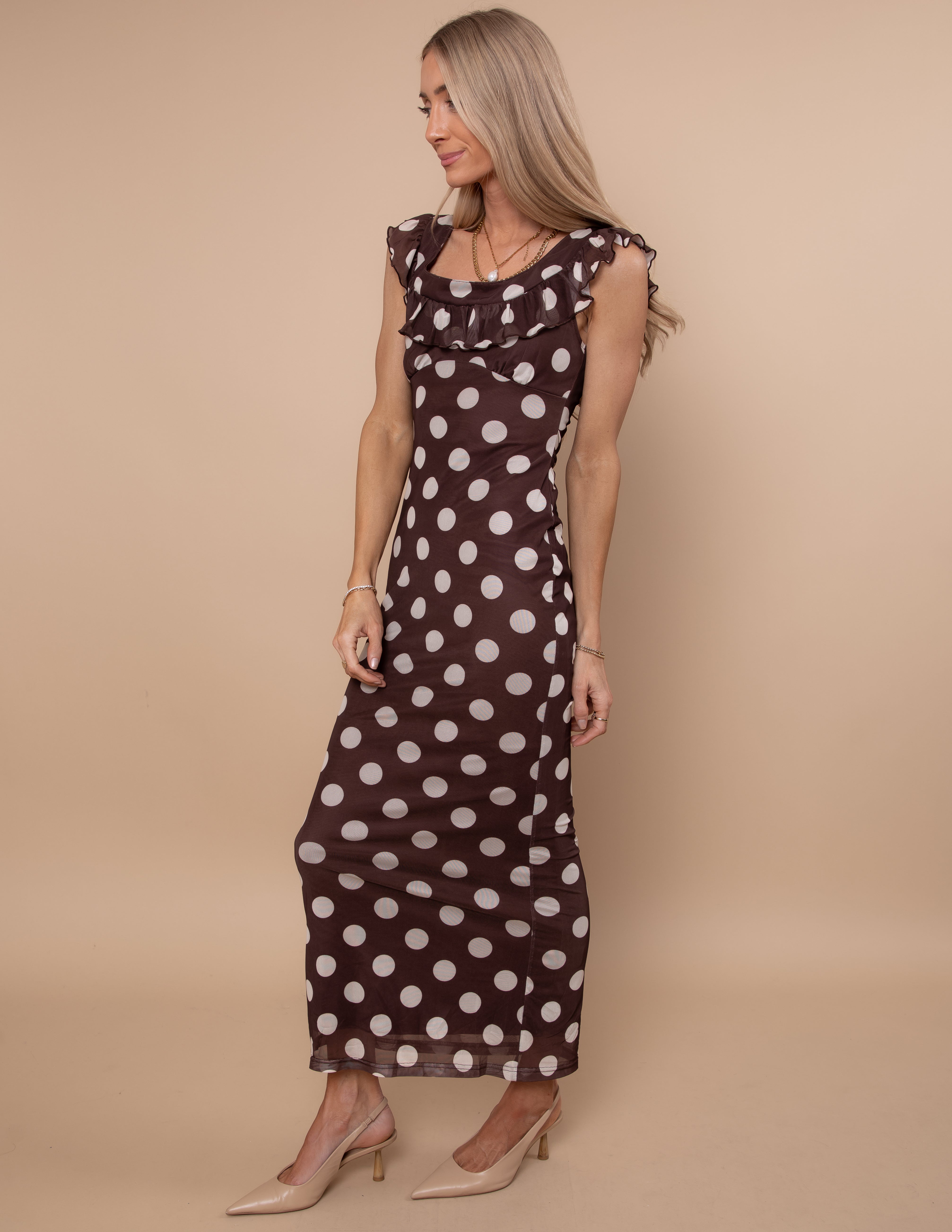 Dot Midi Dress