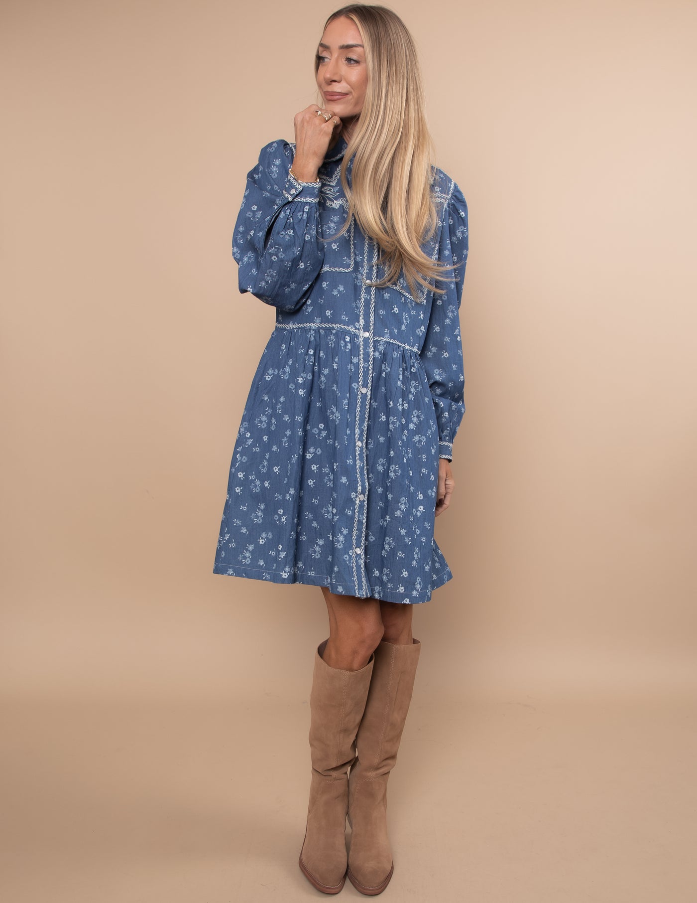 Wildflower Shirt Dress