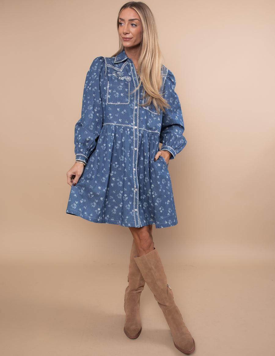 Wildflower Shirt Dress