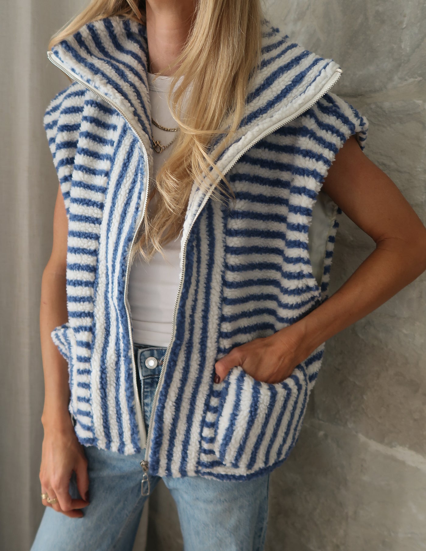 Luisa Striped Vest