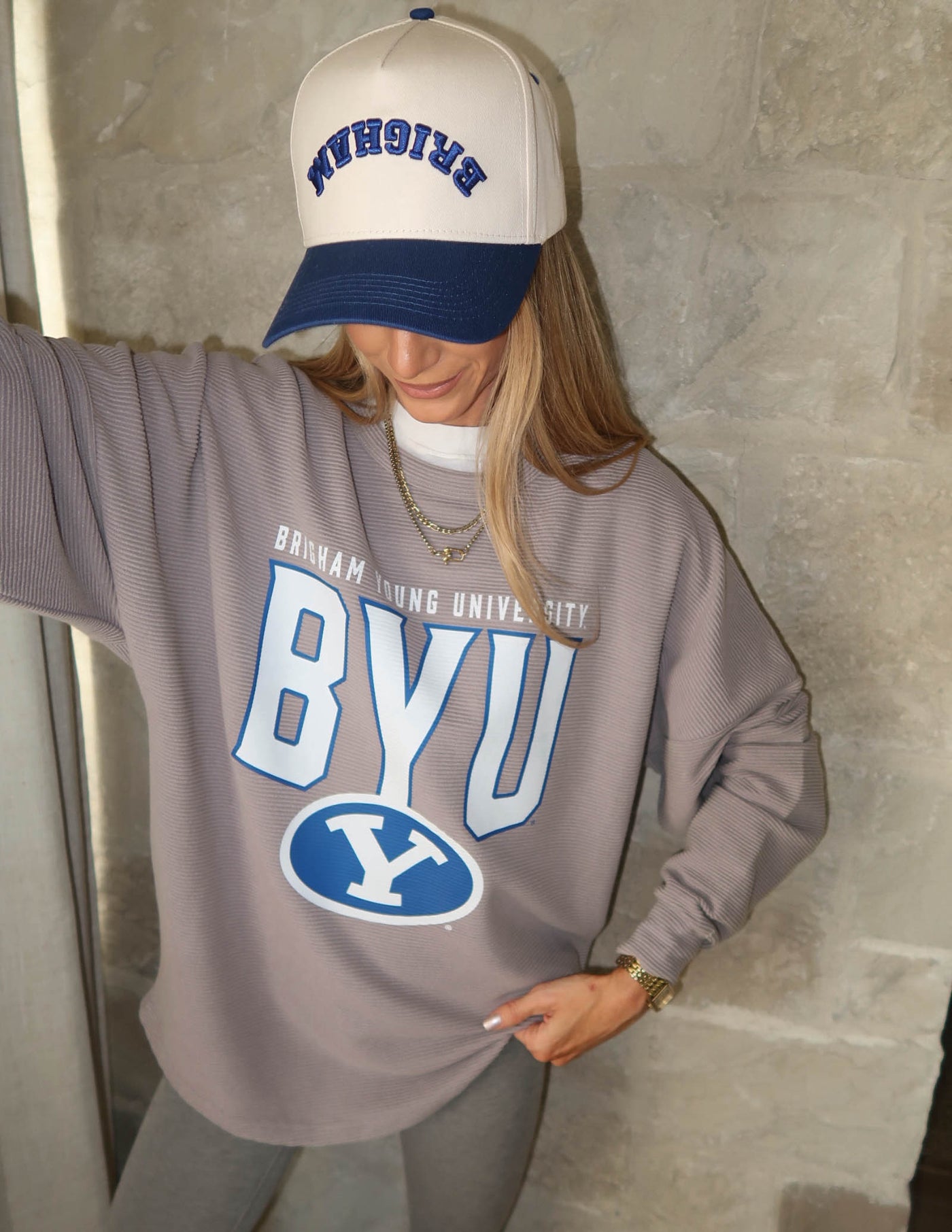BYU Corded Pullover