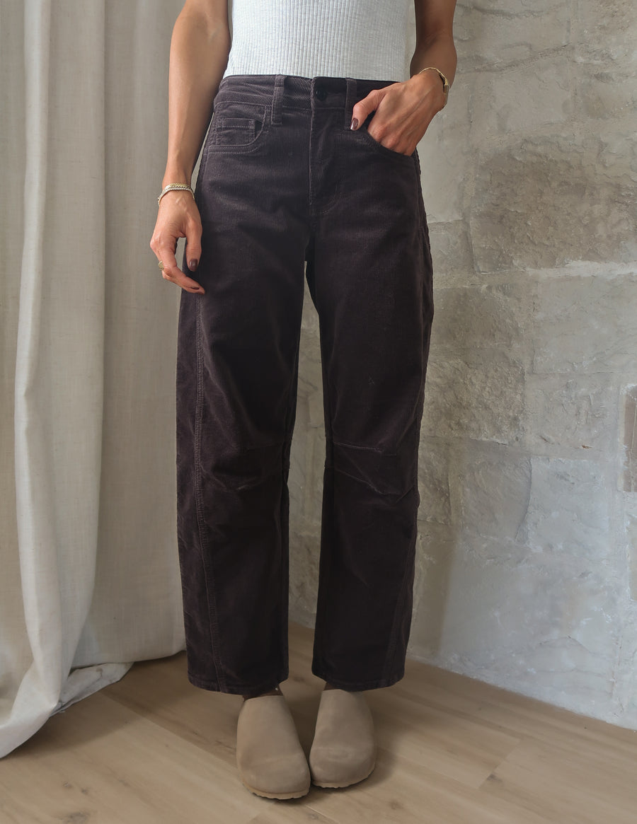 Soho Corduroy Barrel Jeans