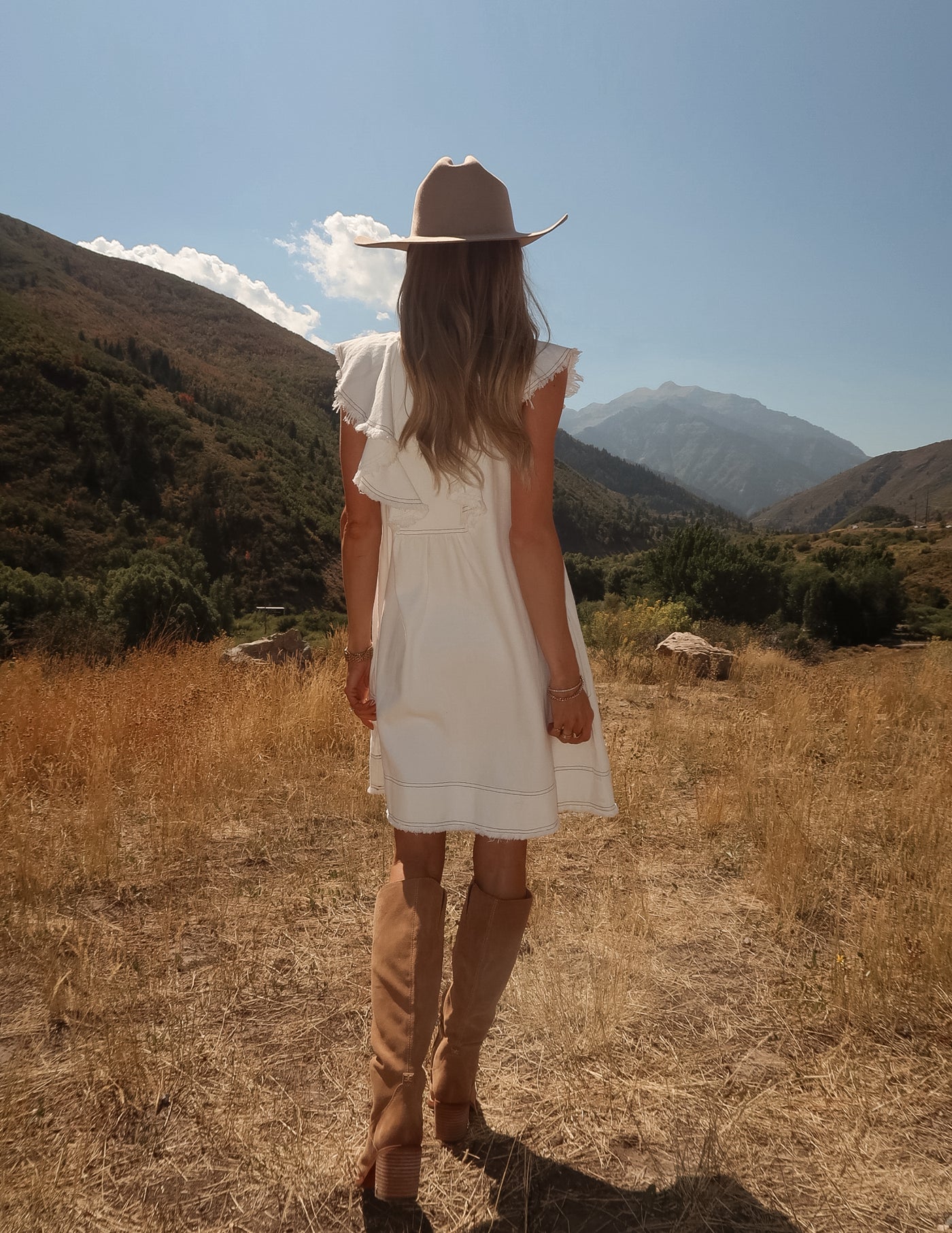 Elowen Denim Shift Dress