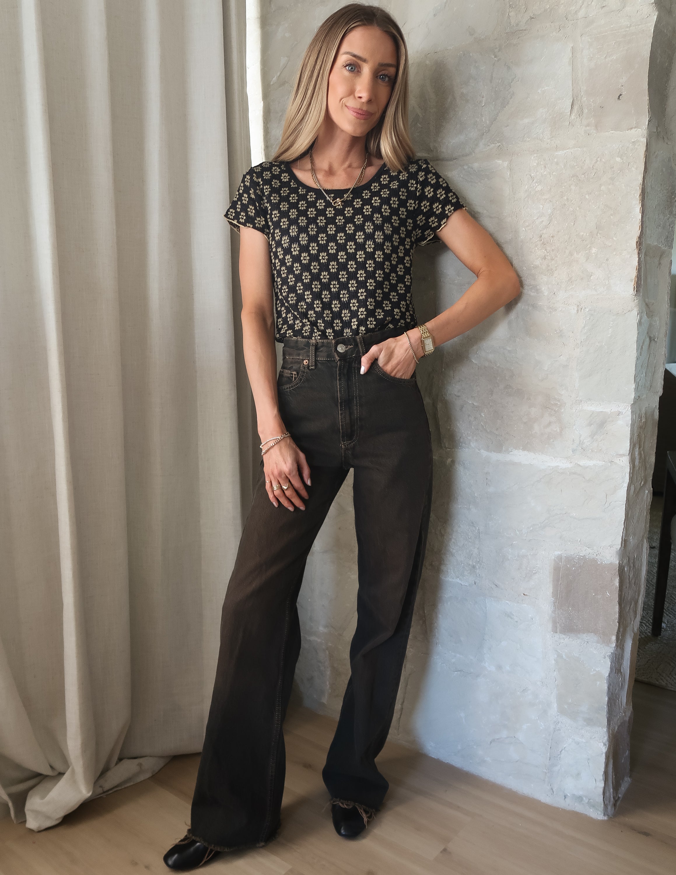 Pixie Floral Lace Top