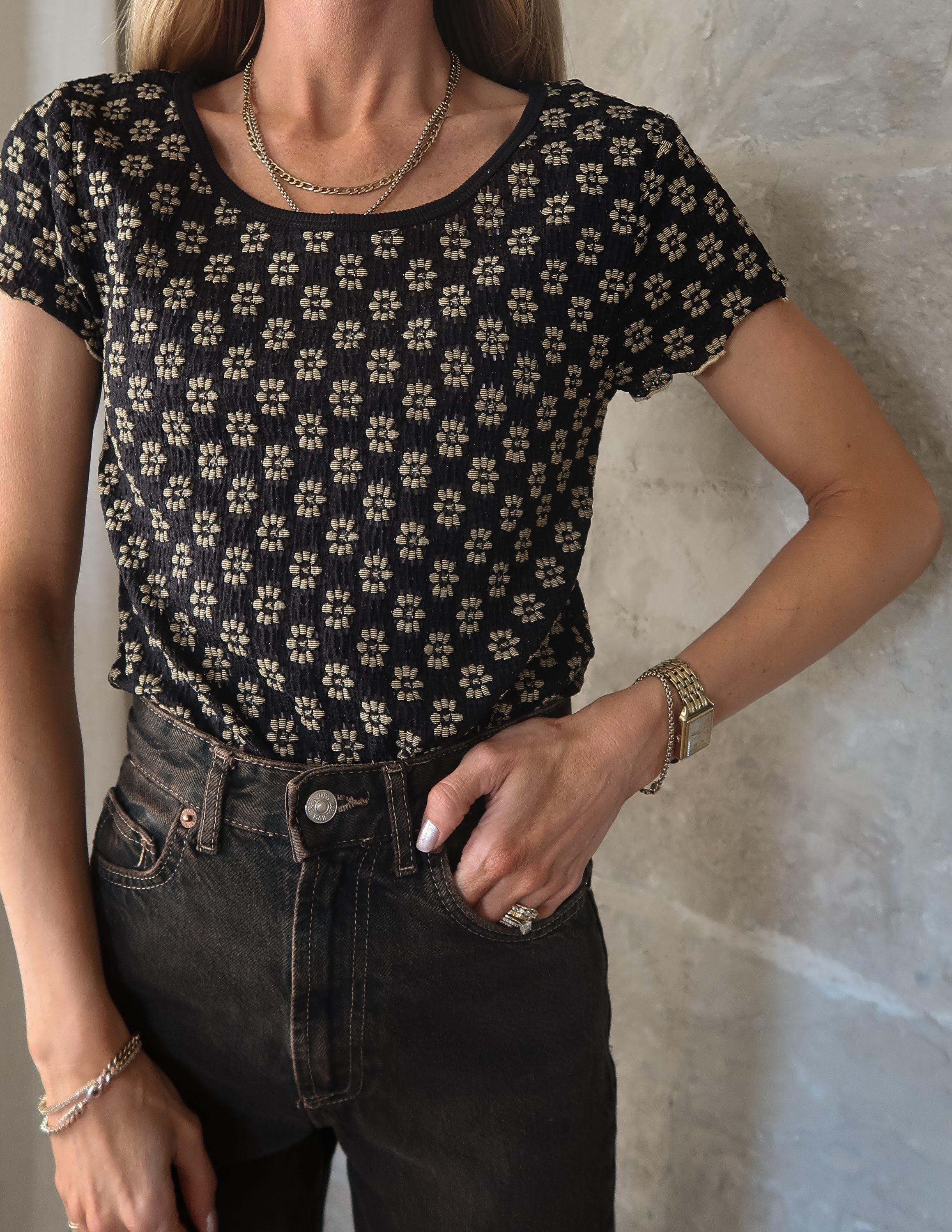 Pixie Floral Lace Top