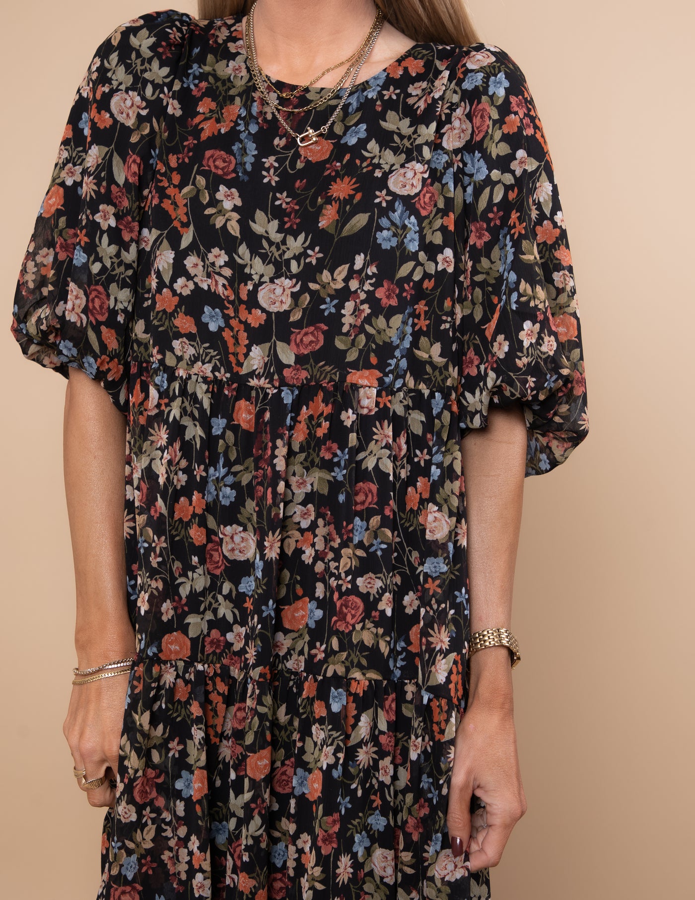 Cinthia Floral Midi Dress