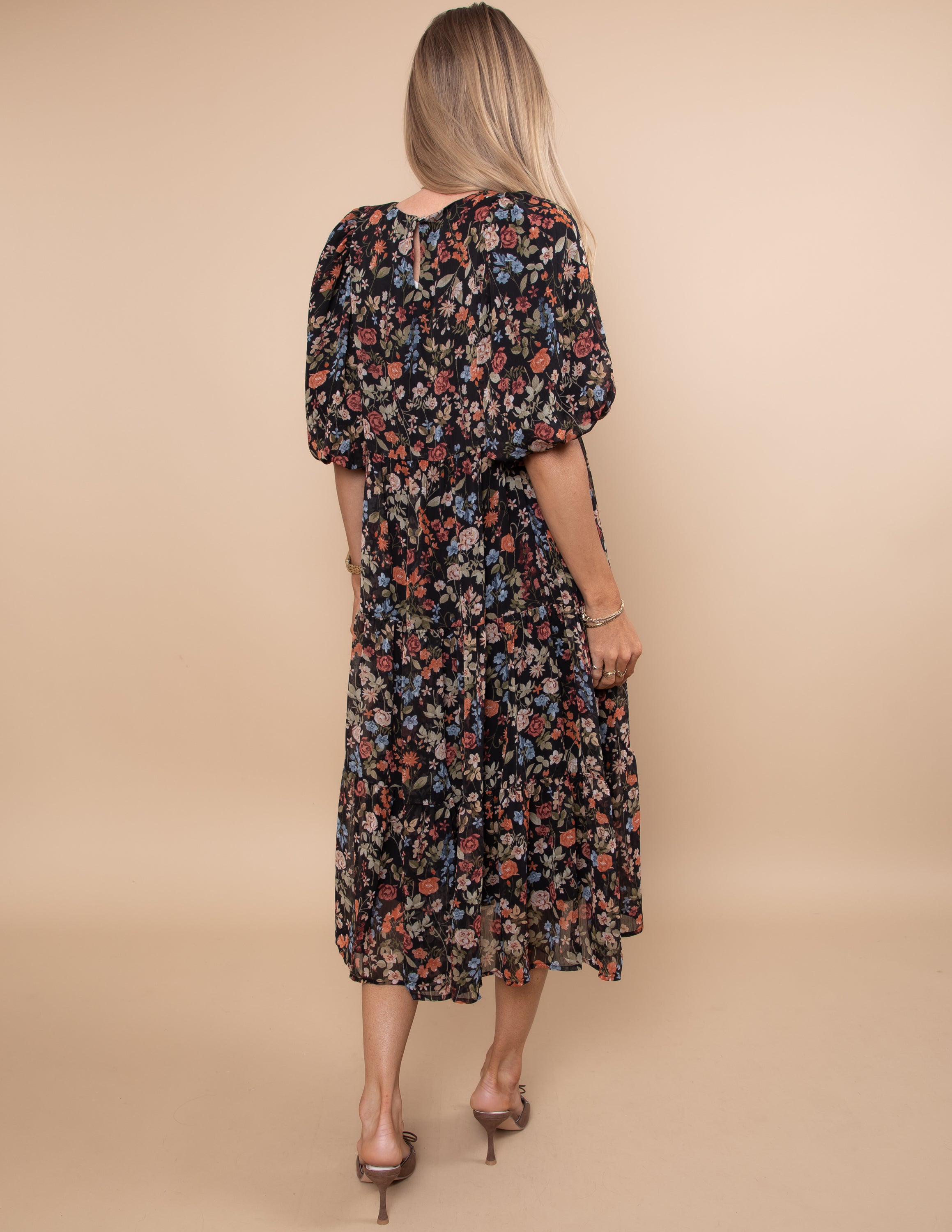 Cinthia Floral Midi Dress