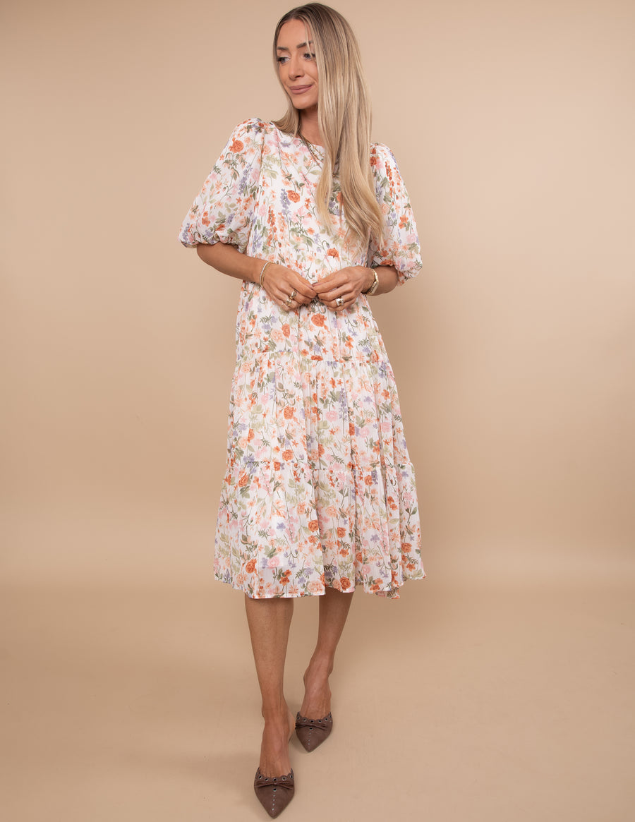 Cinthia Floral Midi Dress