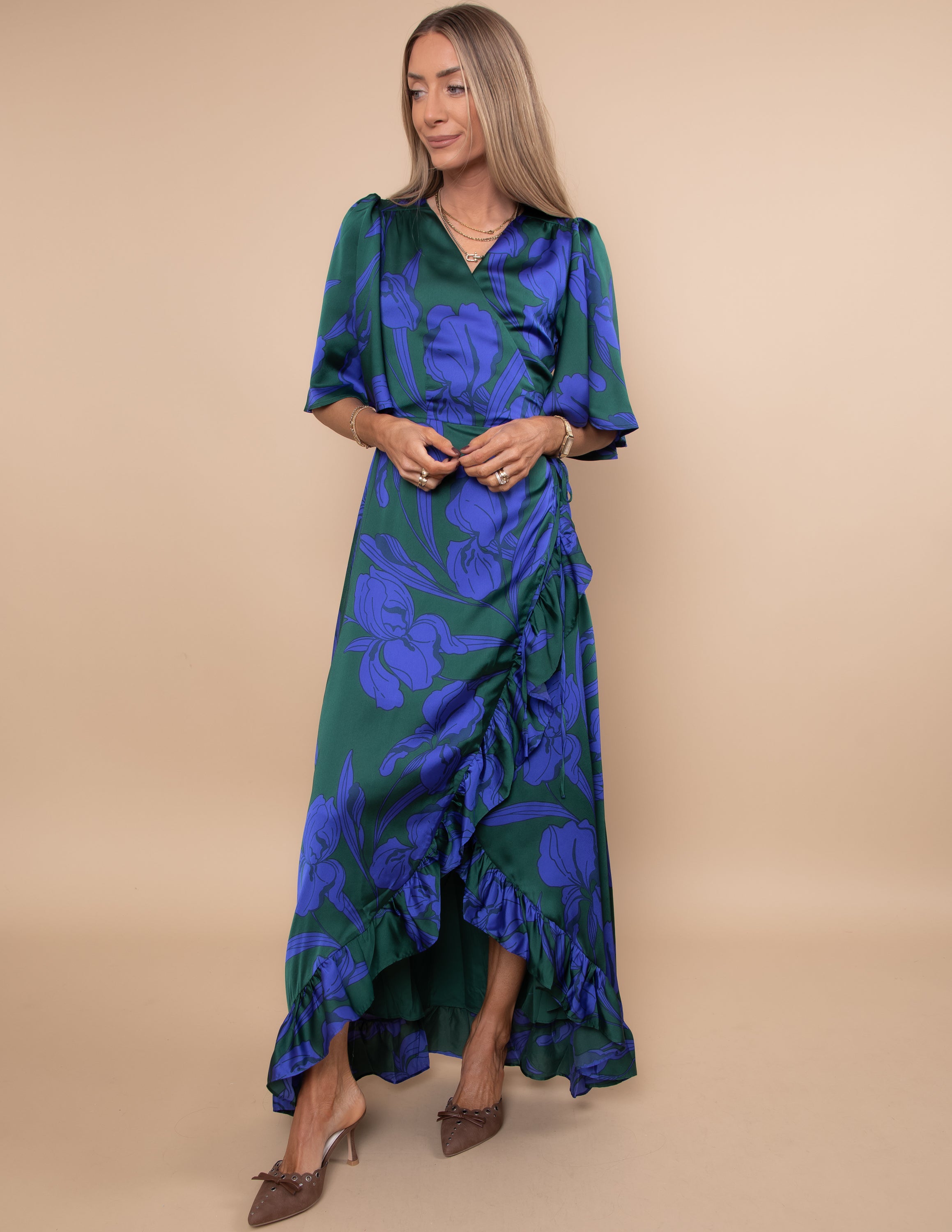 Della Wrap Dress