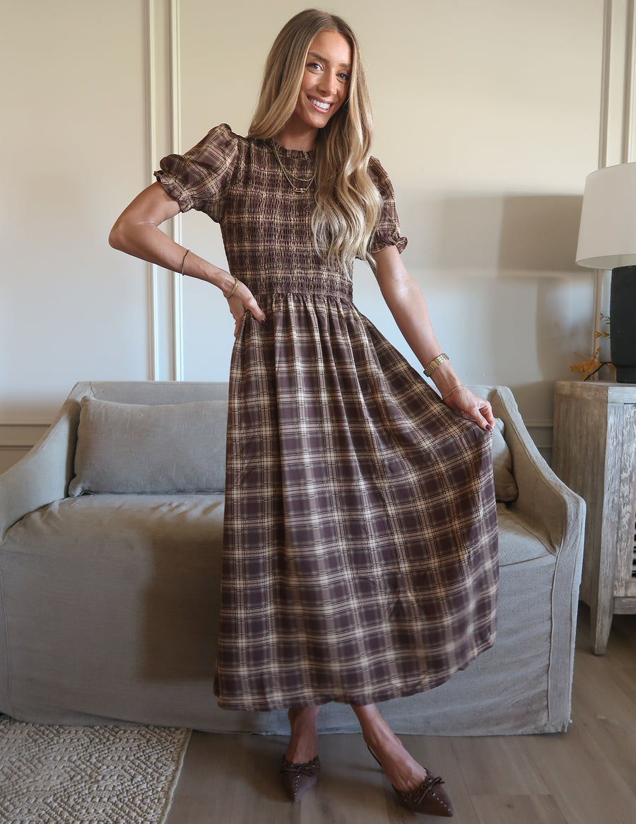 Harvest Plaid Dress