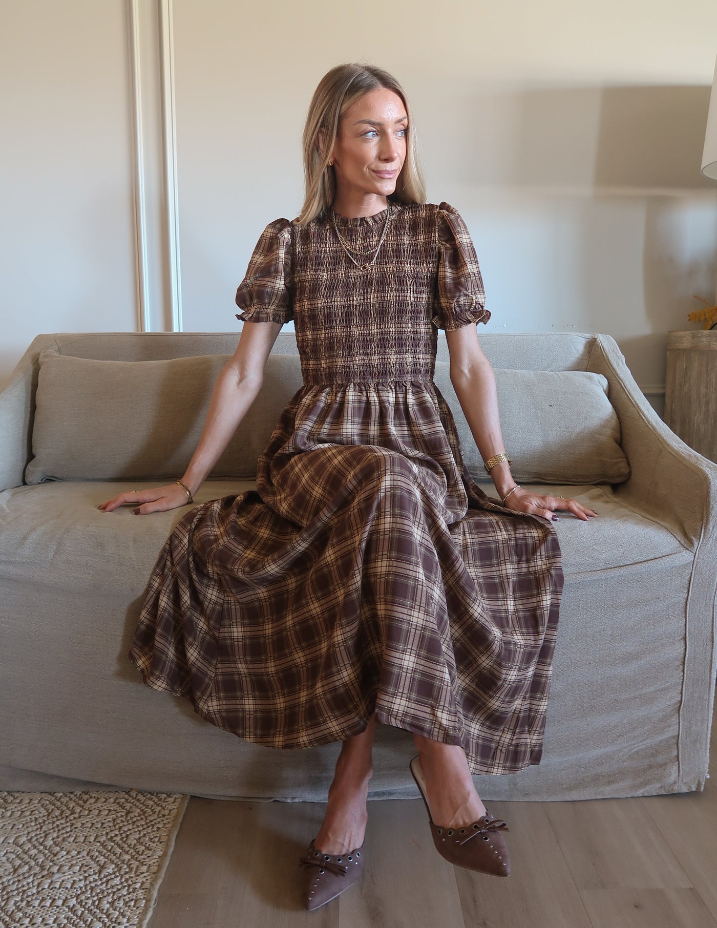 Harvest Plaid Dress
