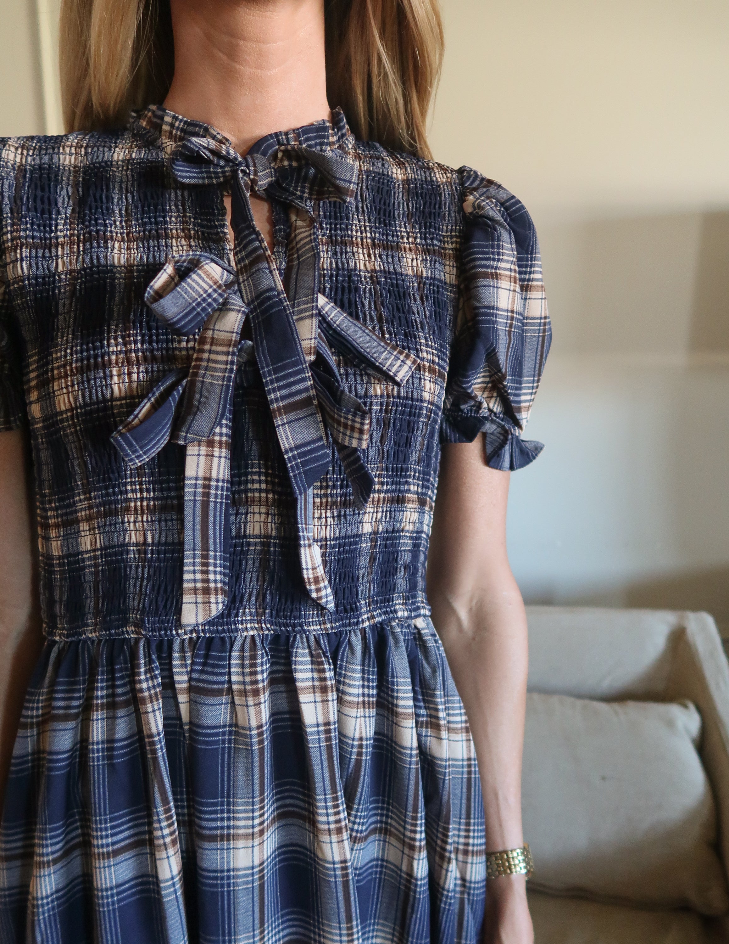 Sweet Magnolia Plaid Dress
