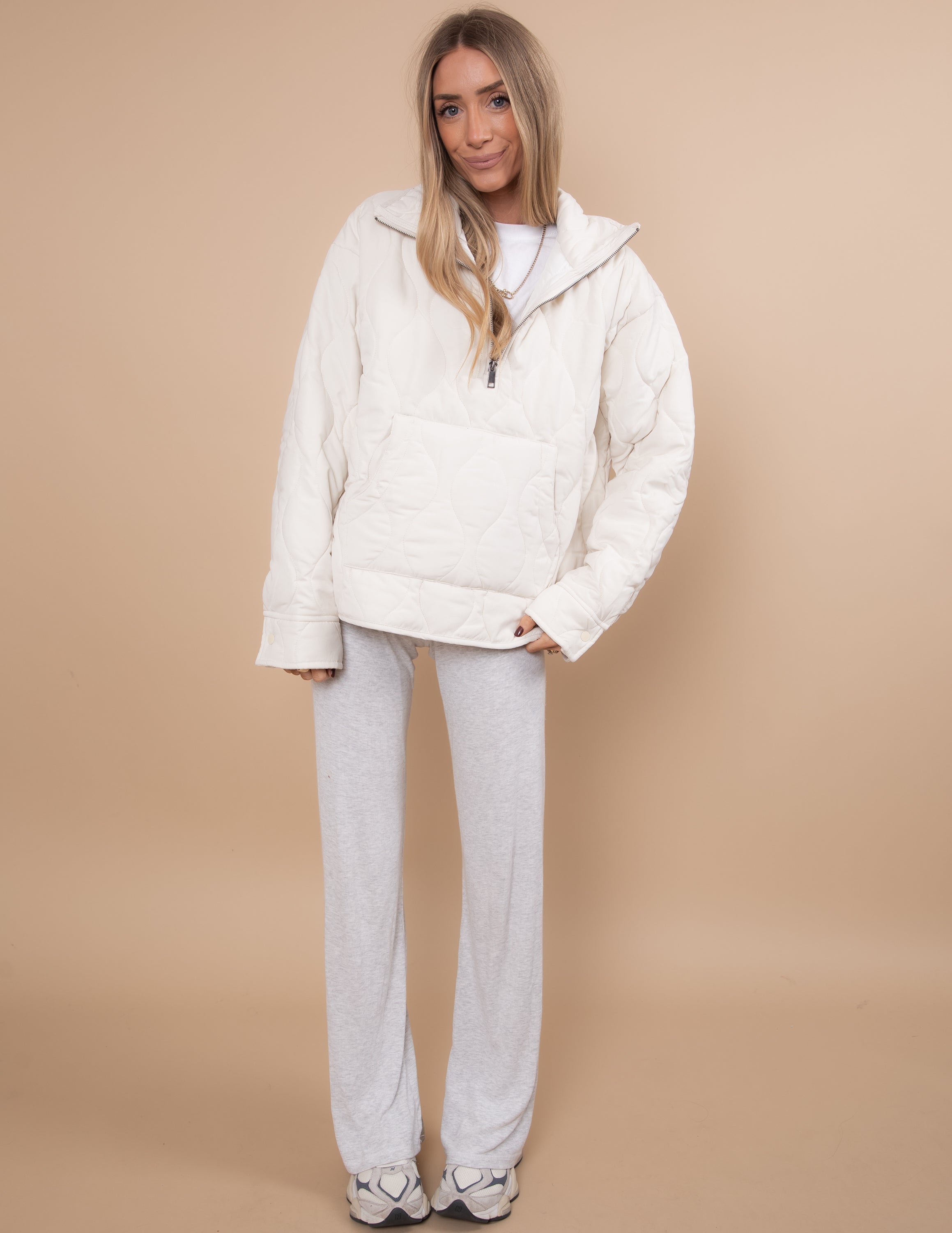 Milo Quilted Pullover