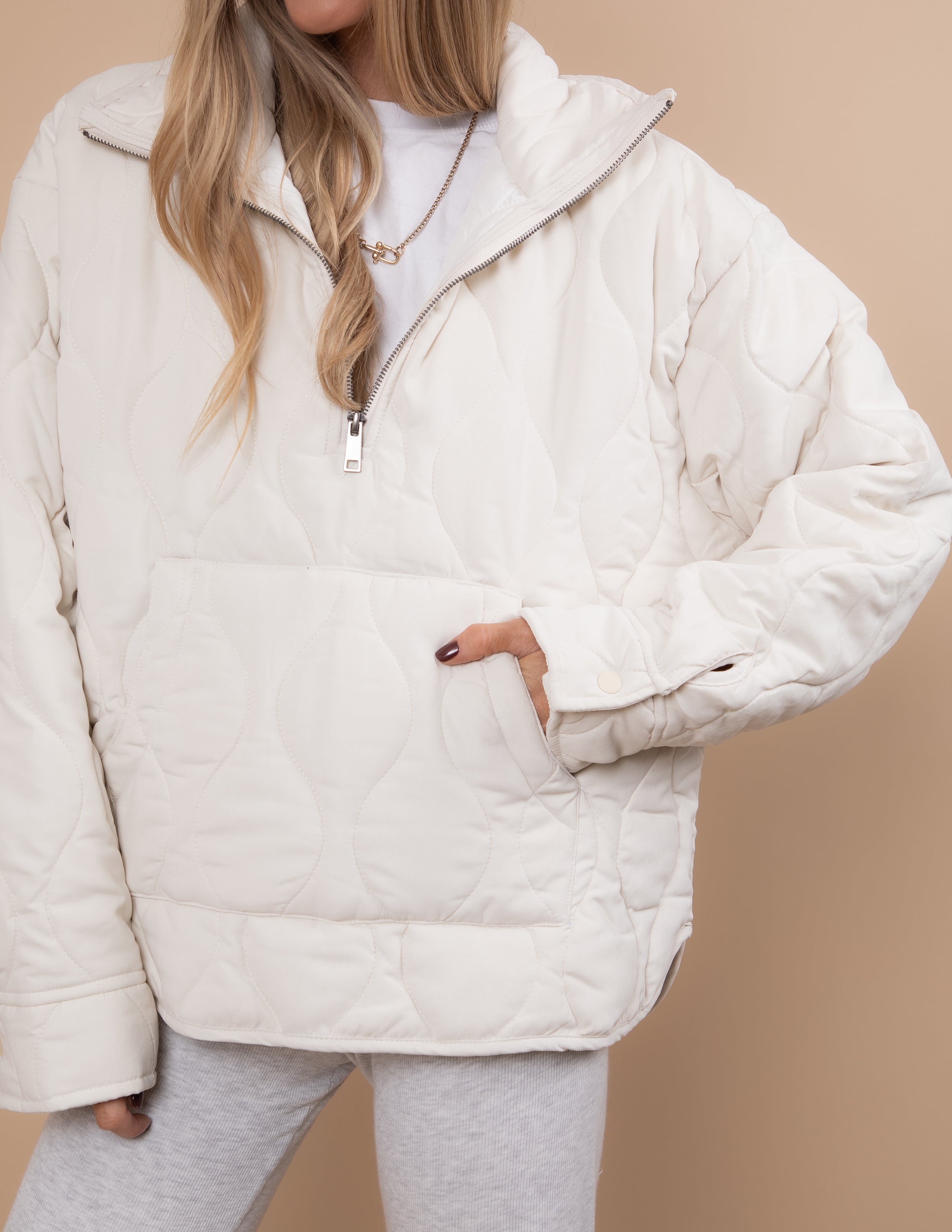 Milo Quilted Pullover
