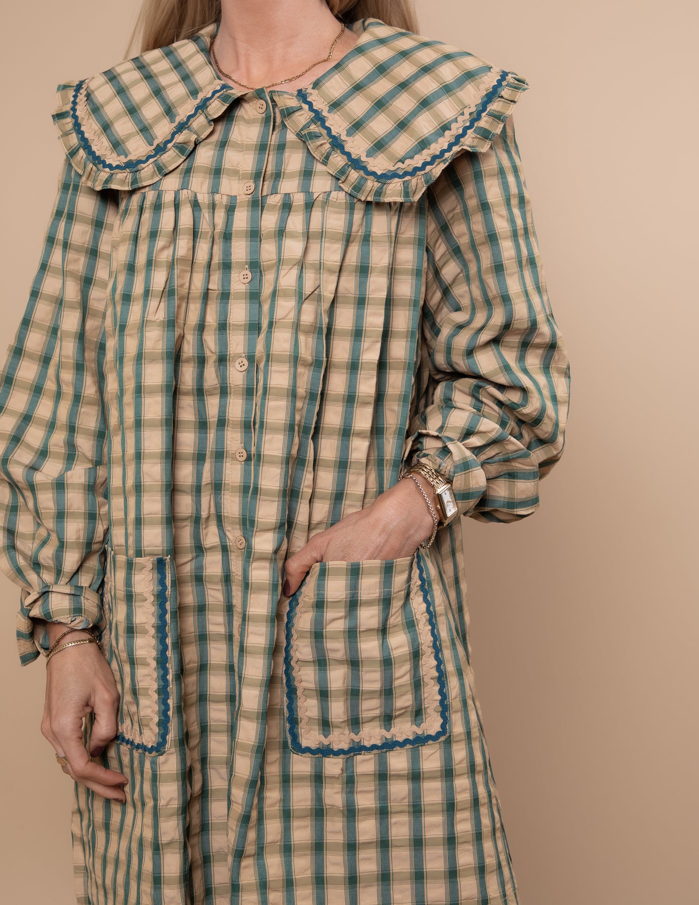 Picnic Poet Check Dress