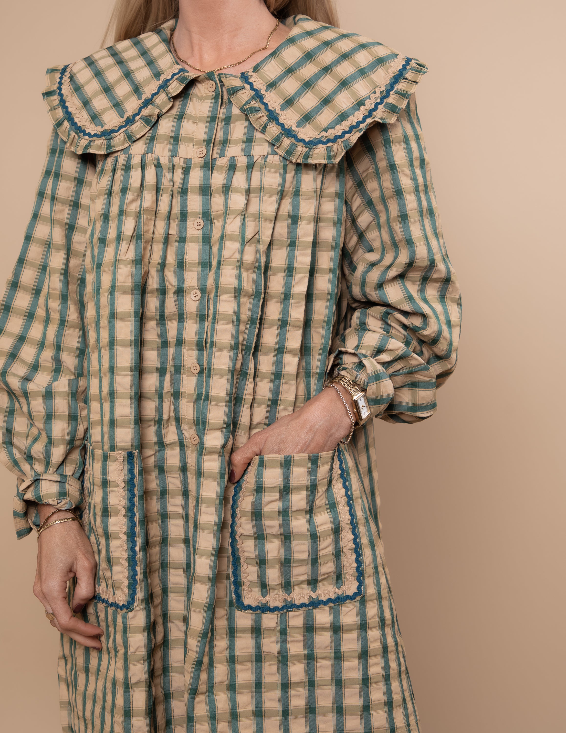 Picnic Poet Check Dress