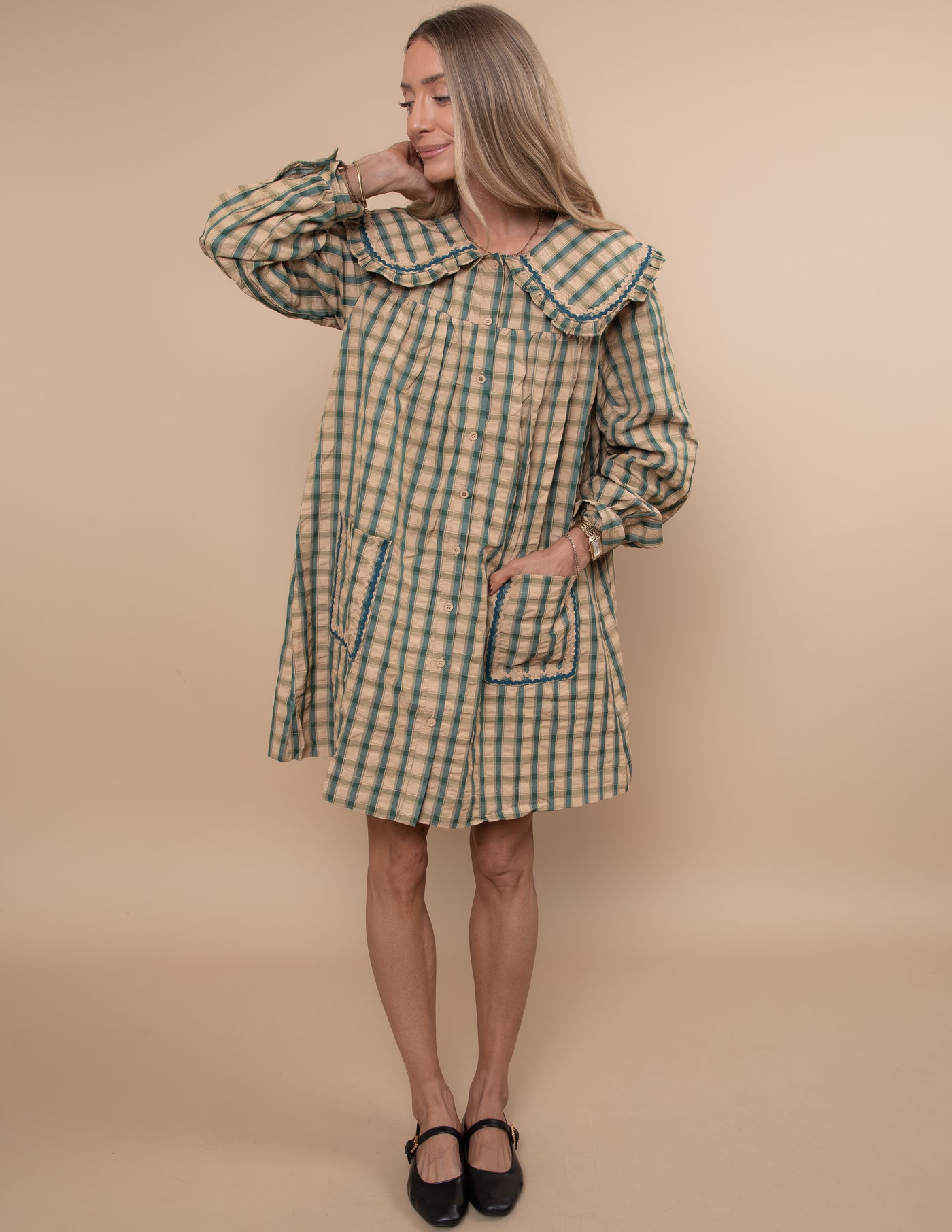Picnic Poet Check Dress