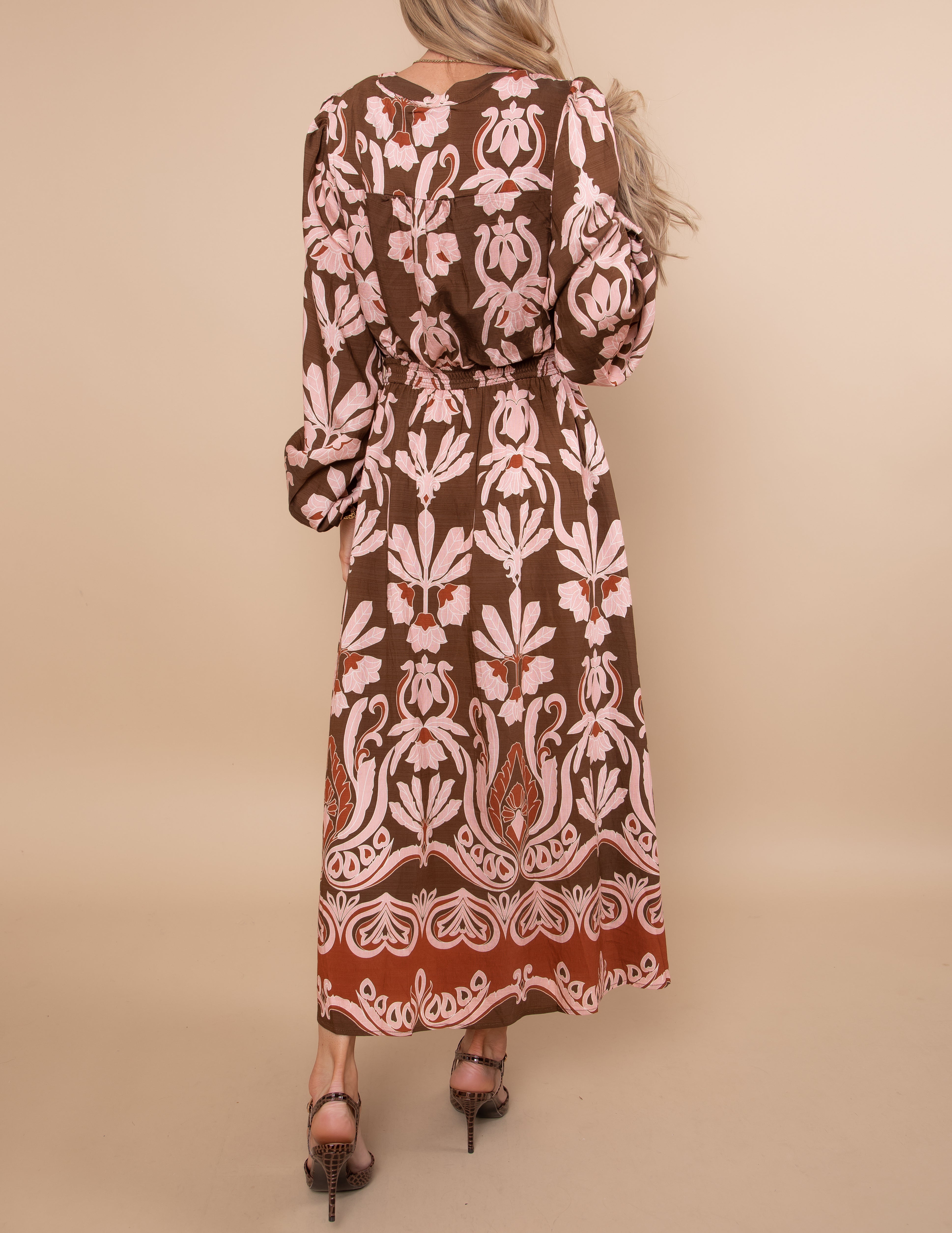 Storybook Floral Midi Dress