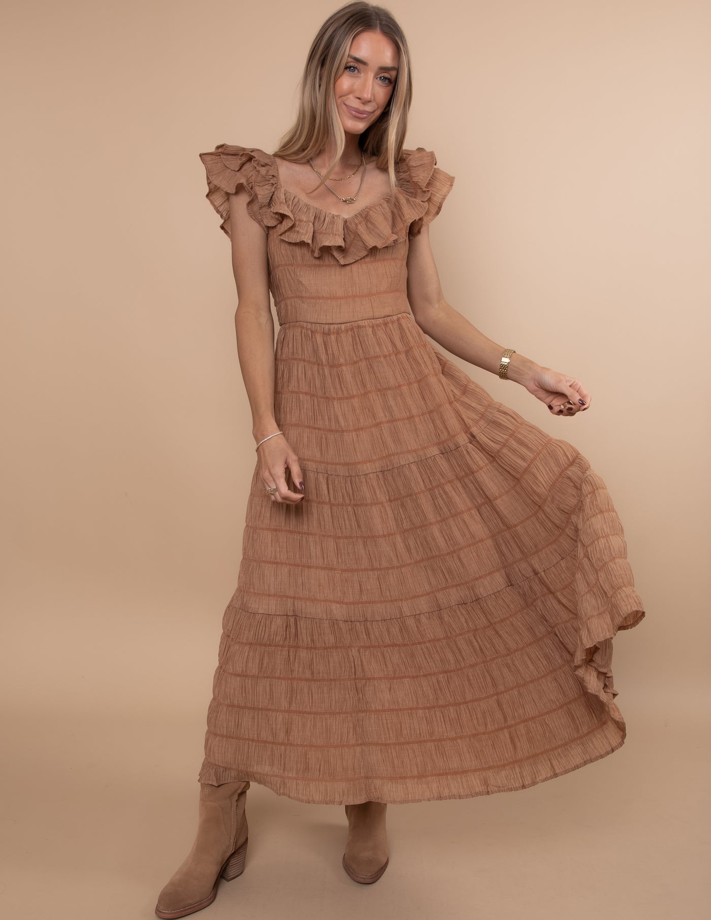Nerina Textured Dress