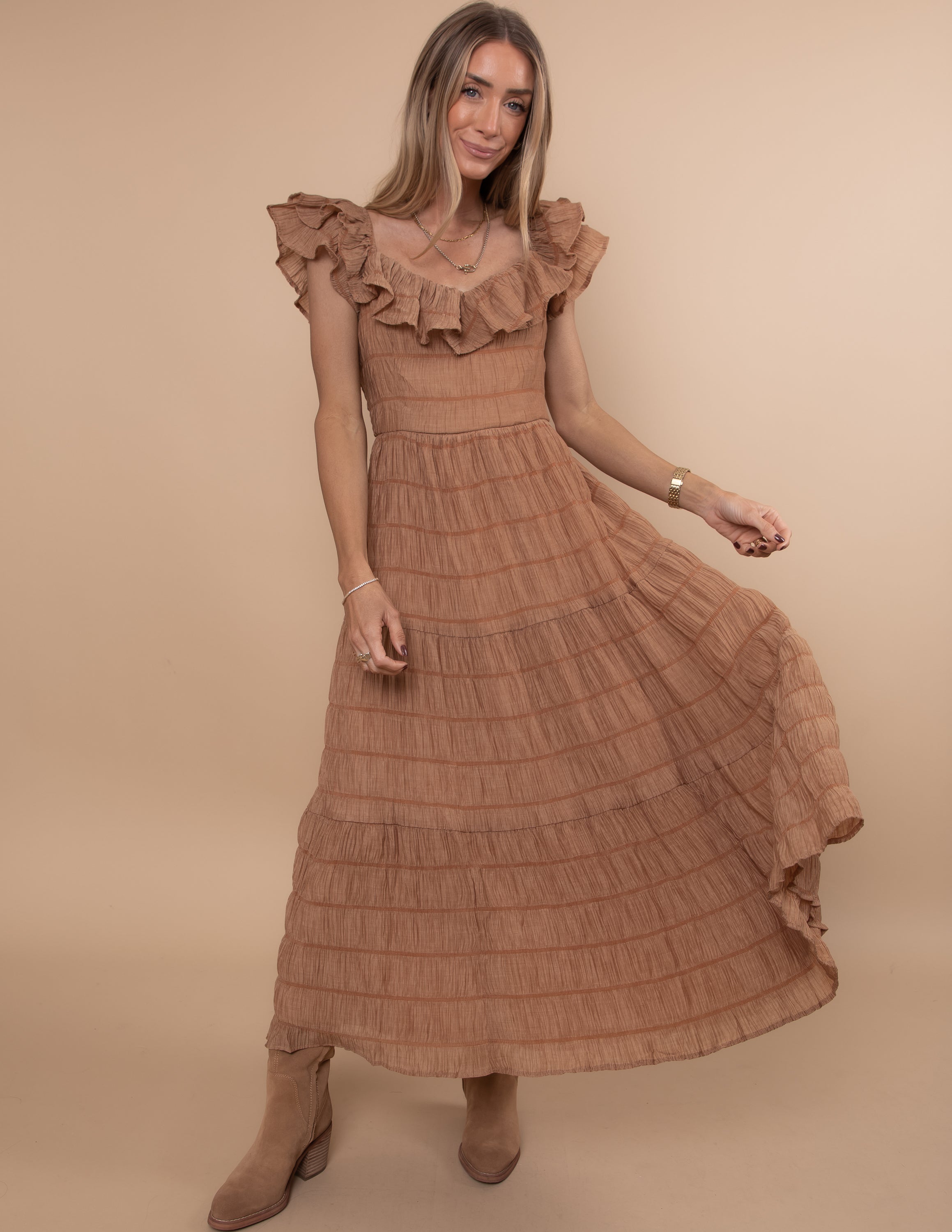 Nerina Textured Dress