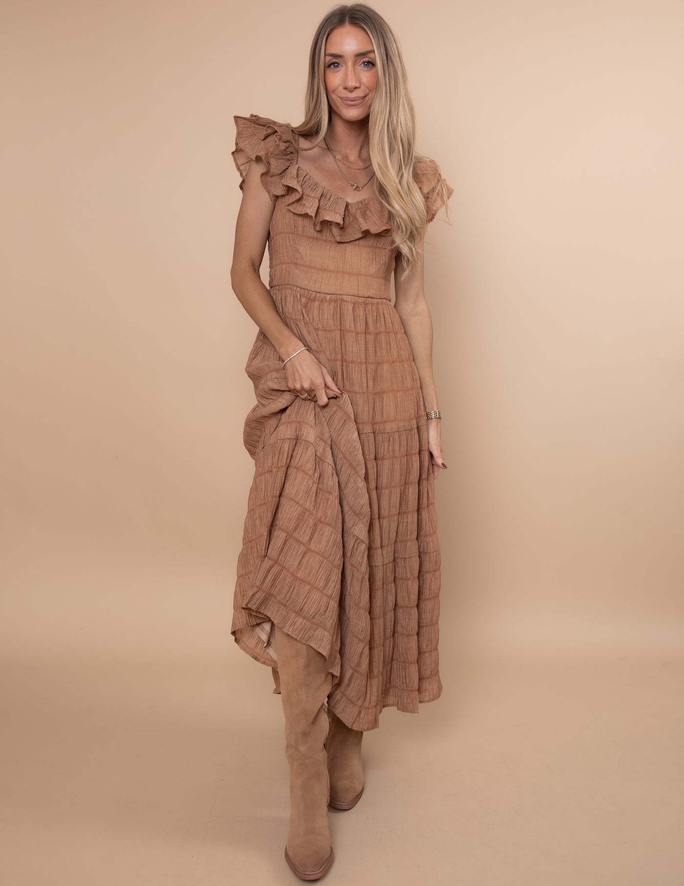 Nerina Textured Dress