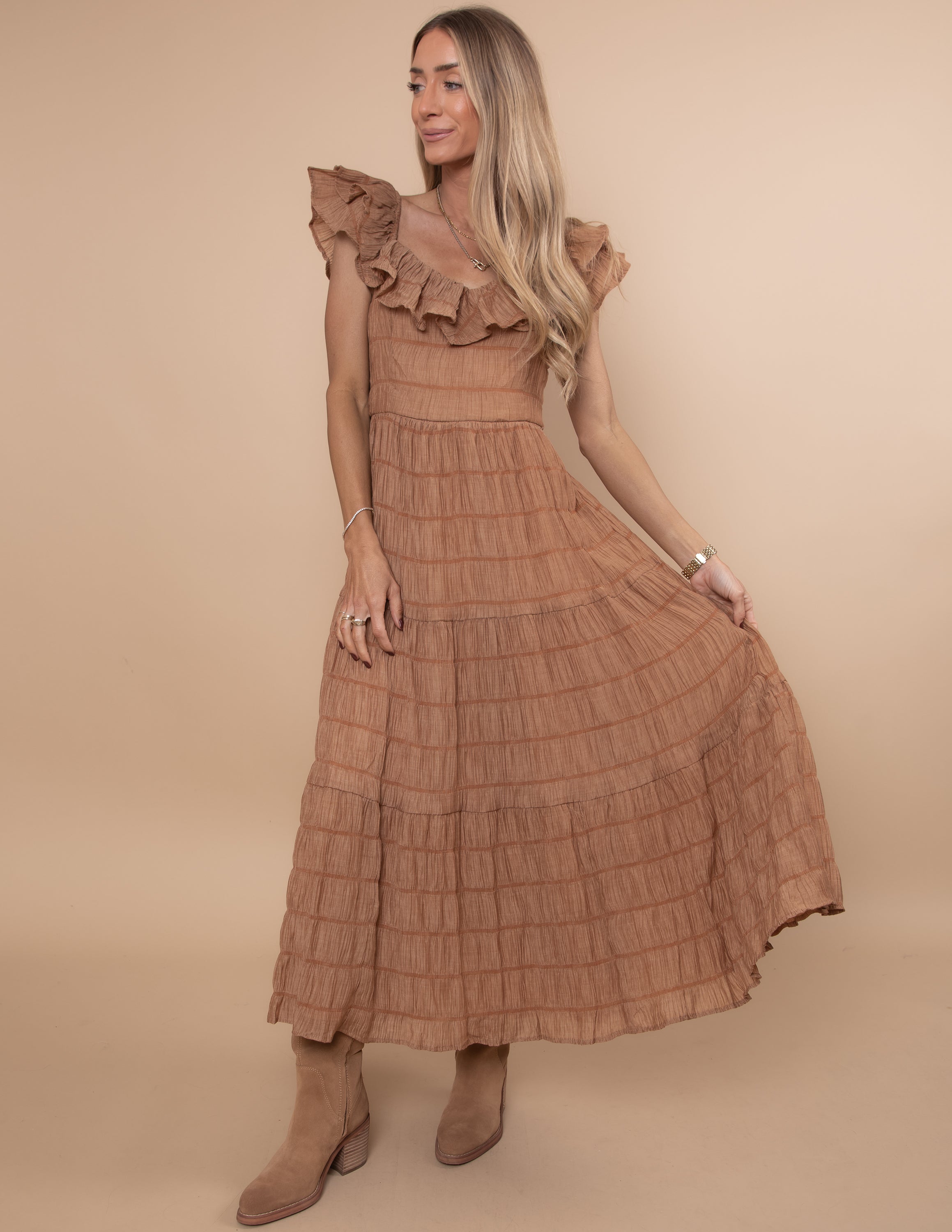 Nerina Textured Dress
