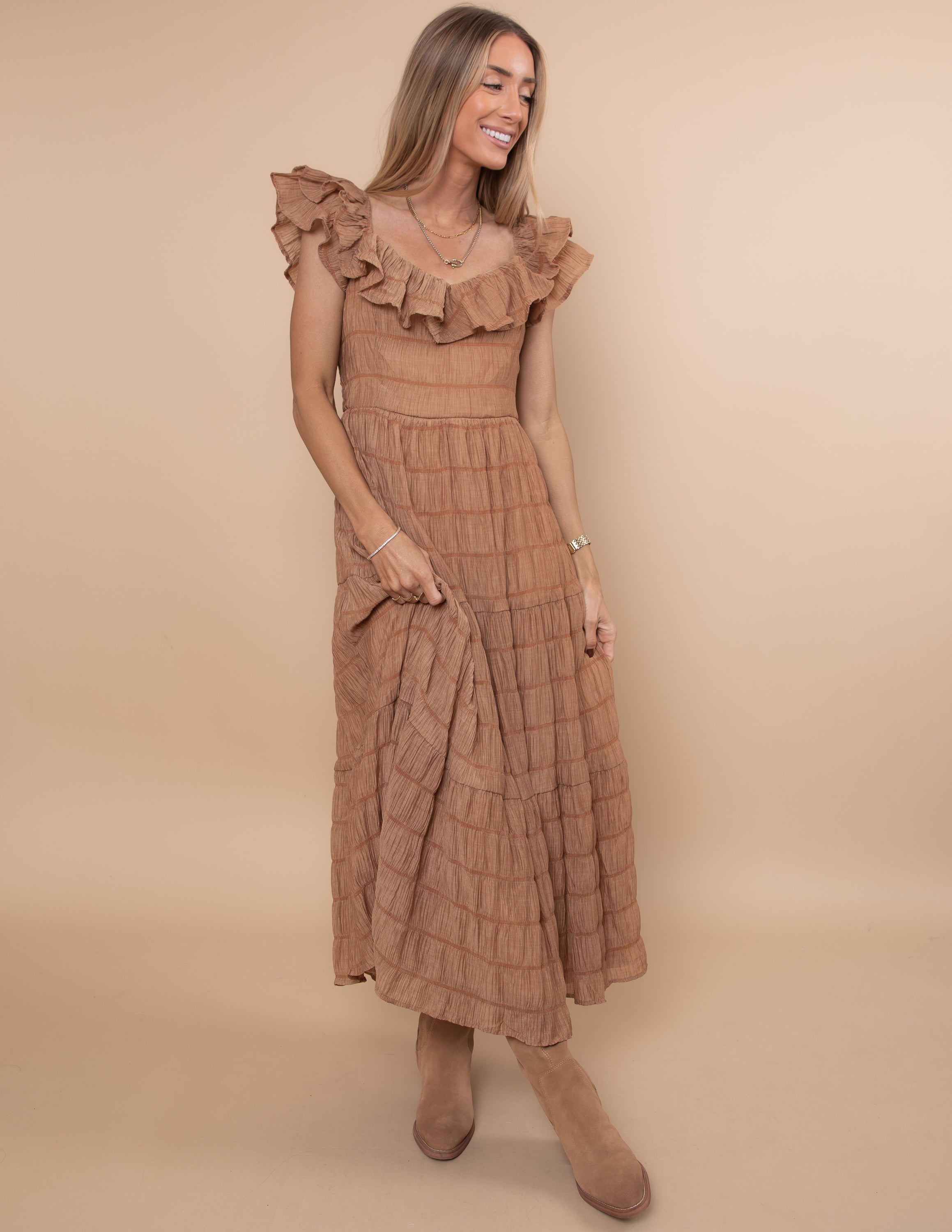 Nerina Textured Dress