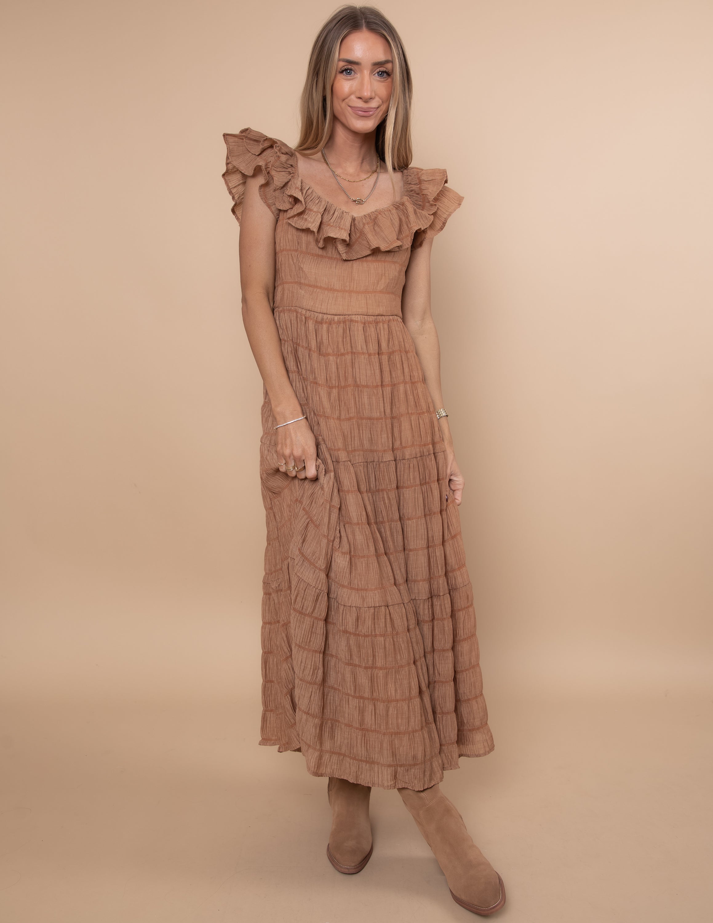 Nerina Textured Dress