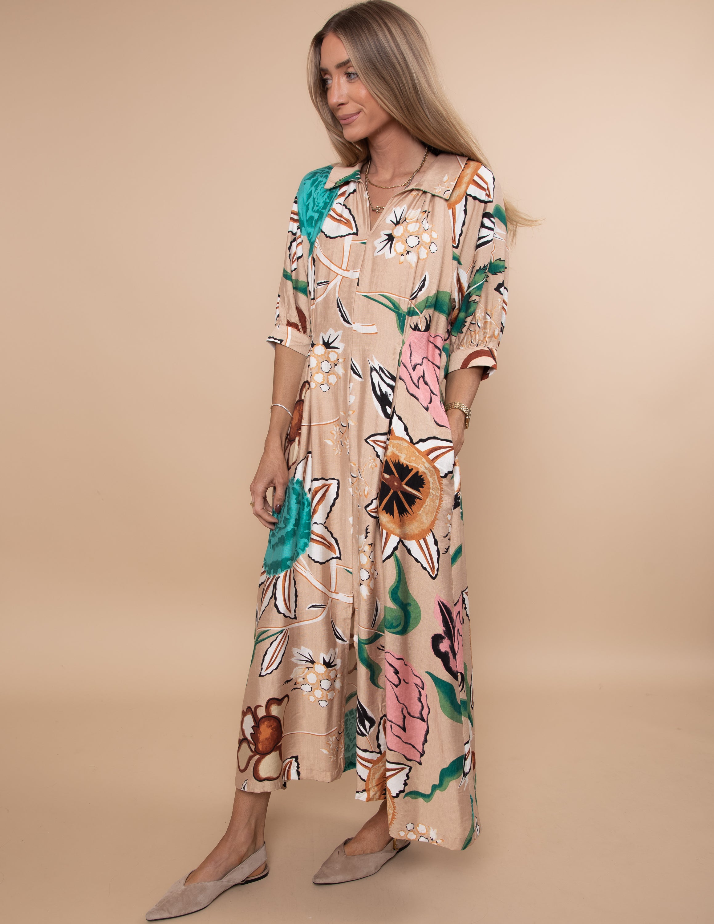 Desert Garden Midi Dress