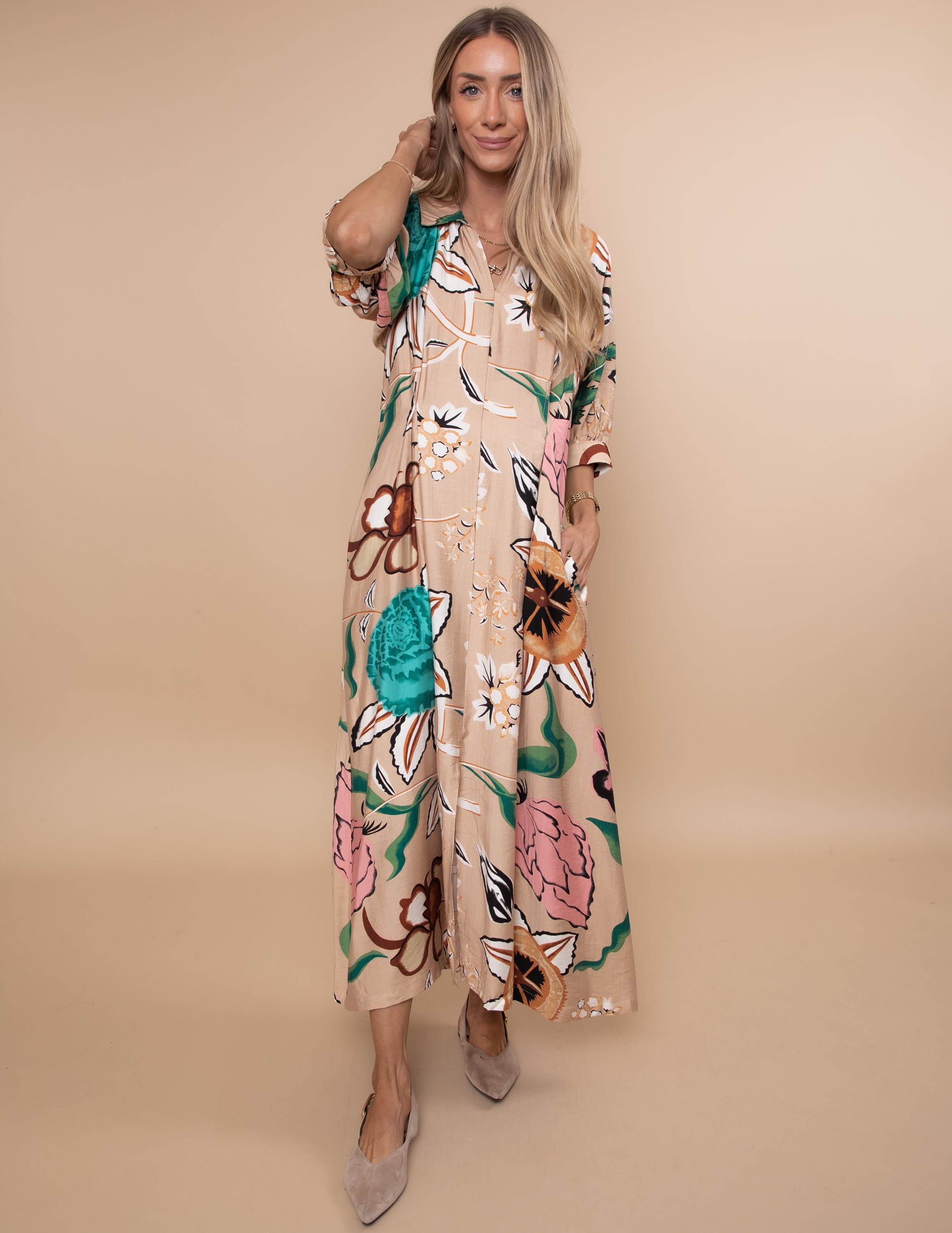 Desert Garden Midi Dress