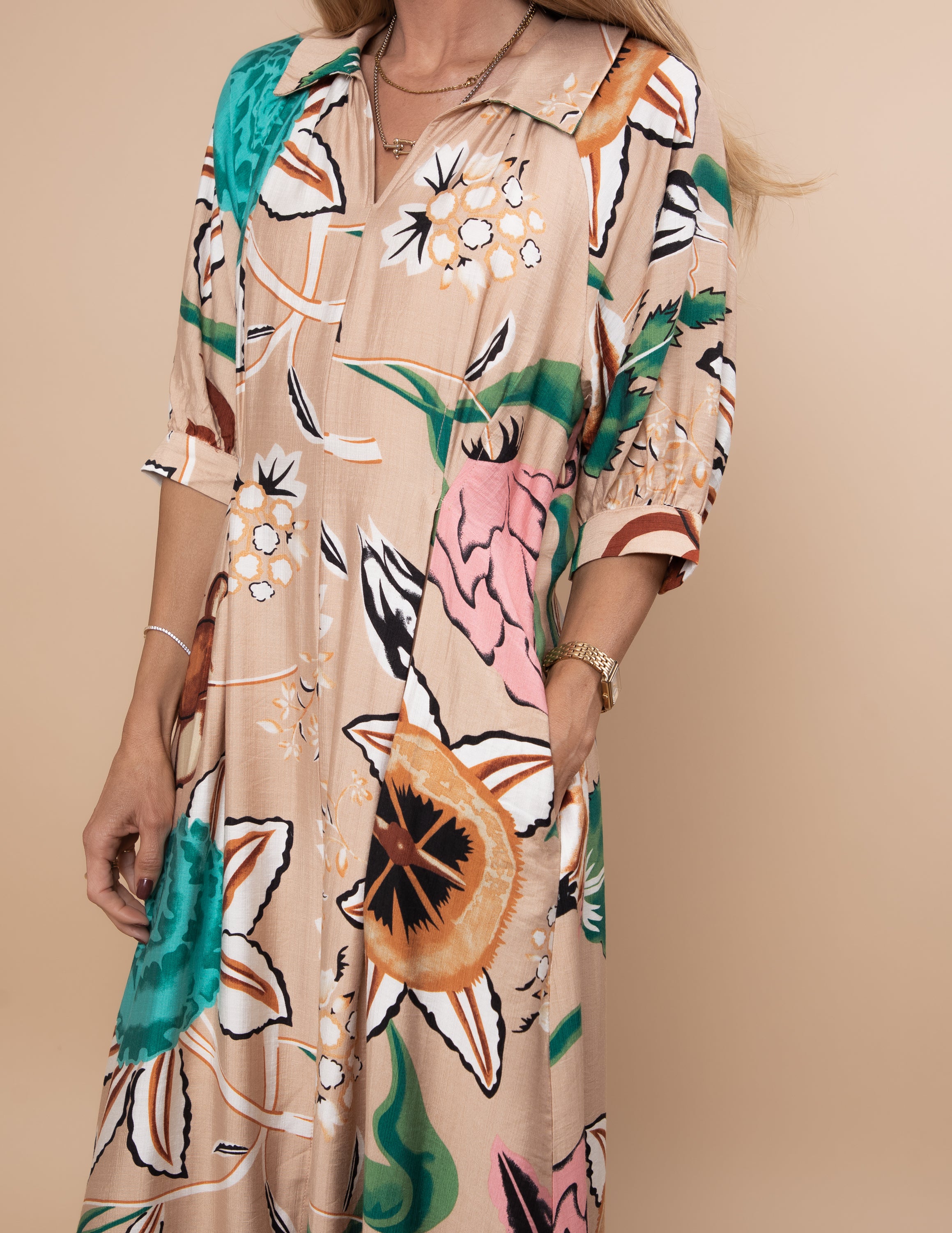 Desert Garden Midi Dress