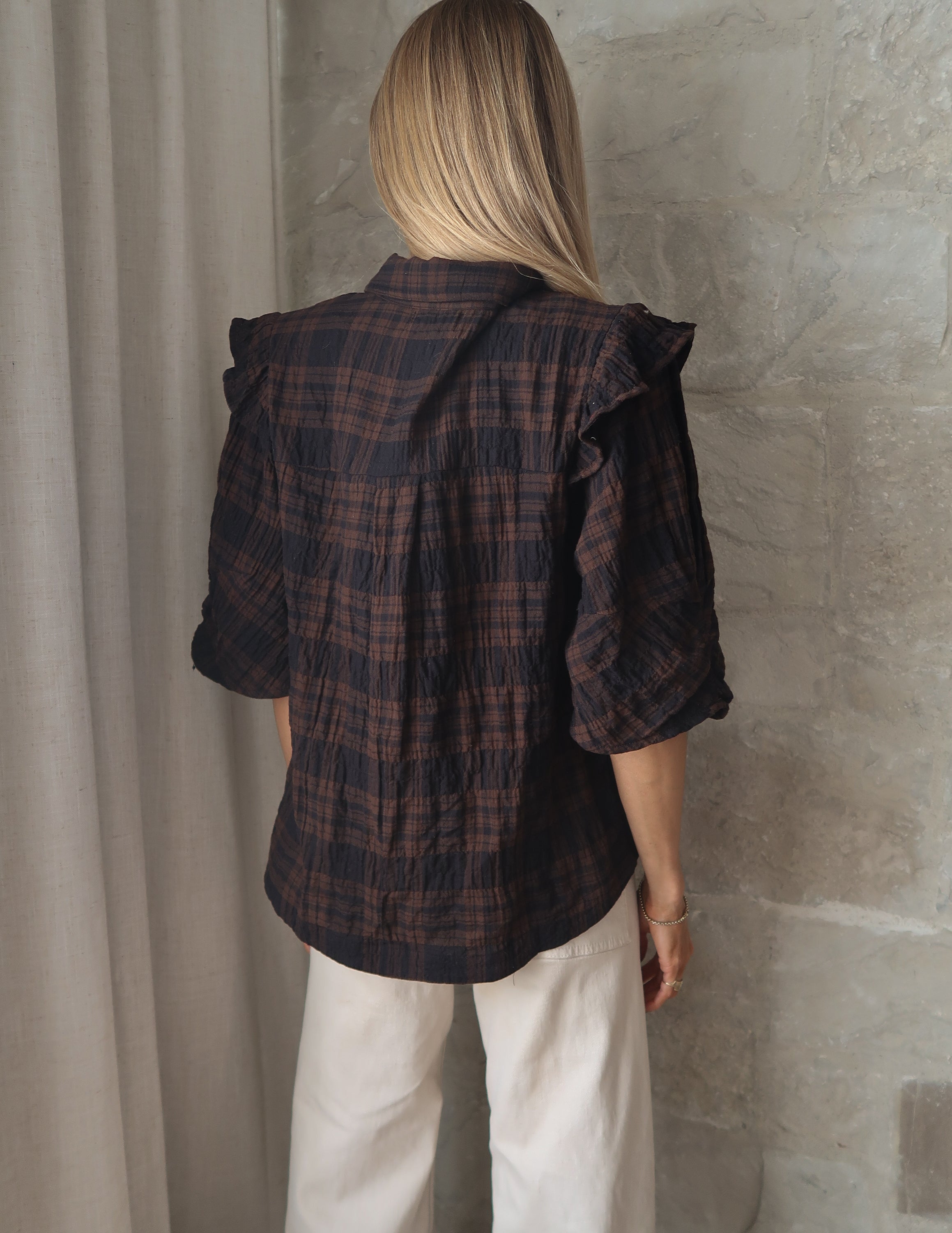 Maple Plaid Top