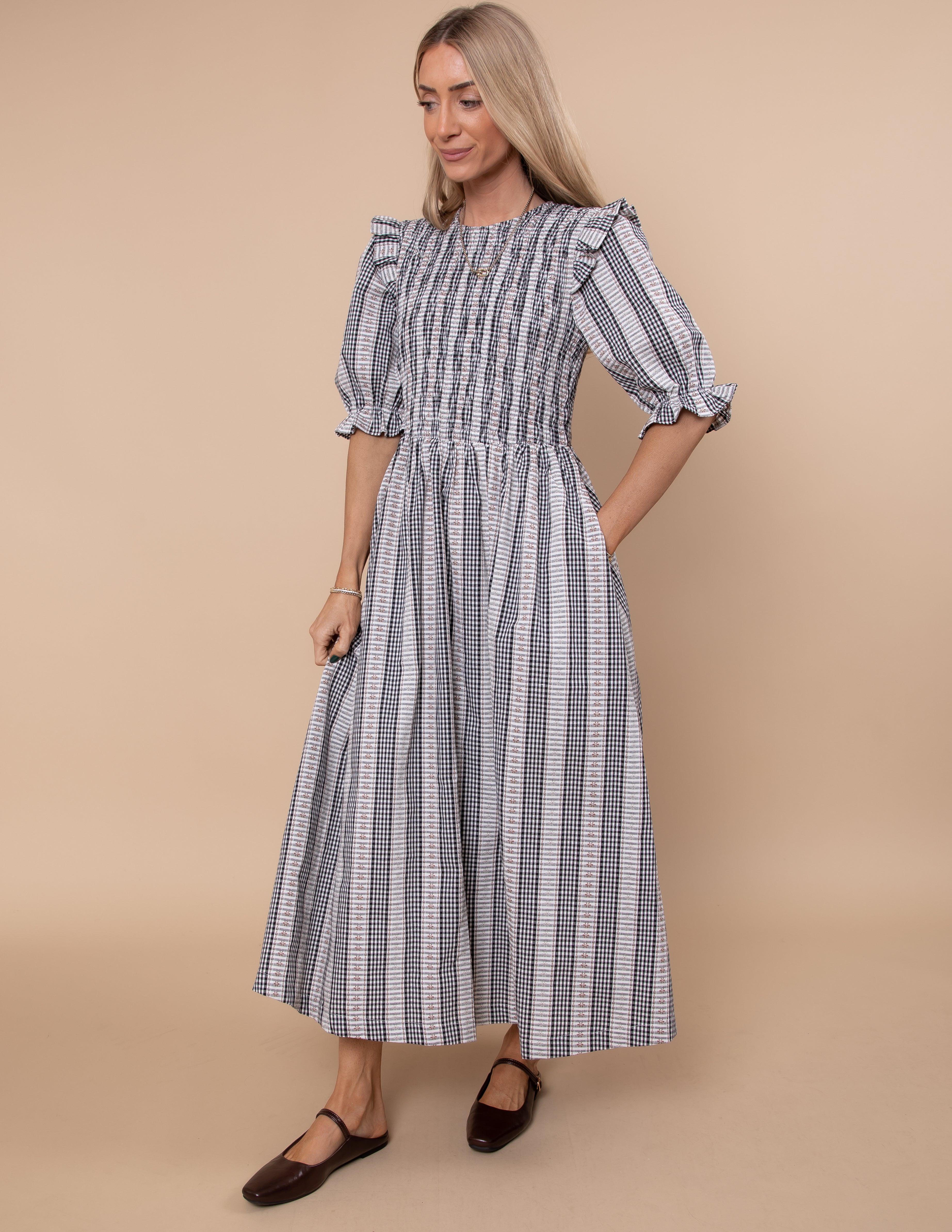 Rachel Gingham Dress