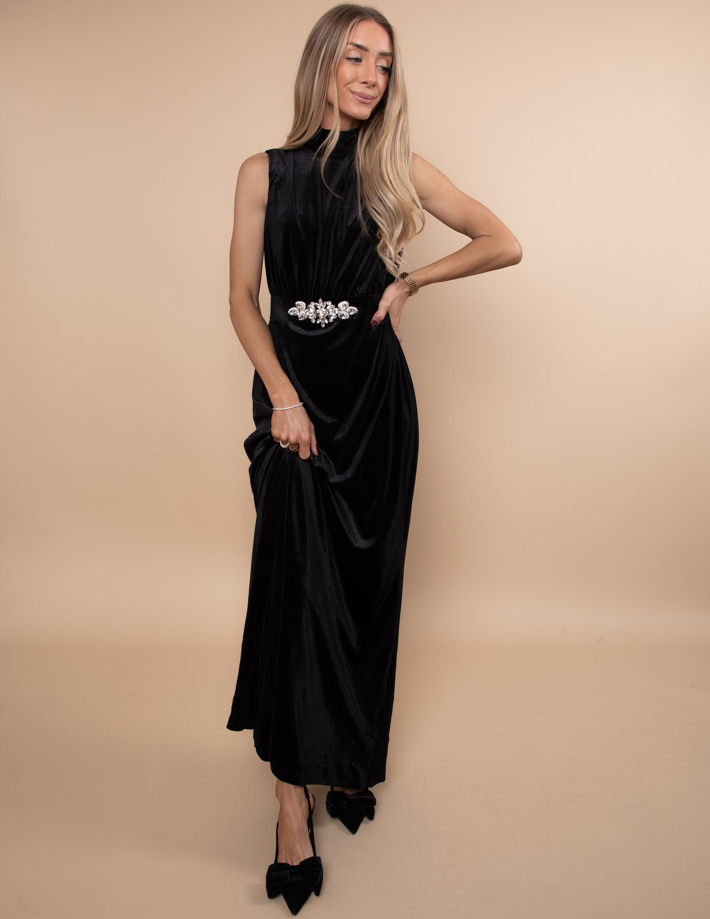 Noelle Velvet Dress
