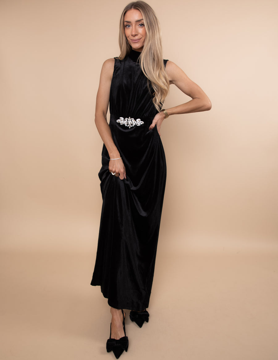 Noelle Velvet Dress