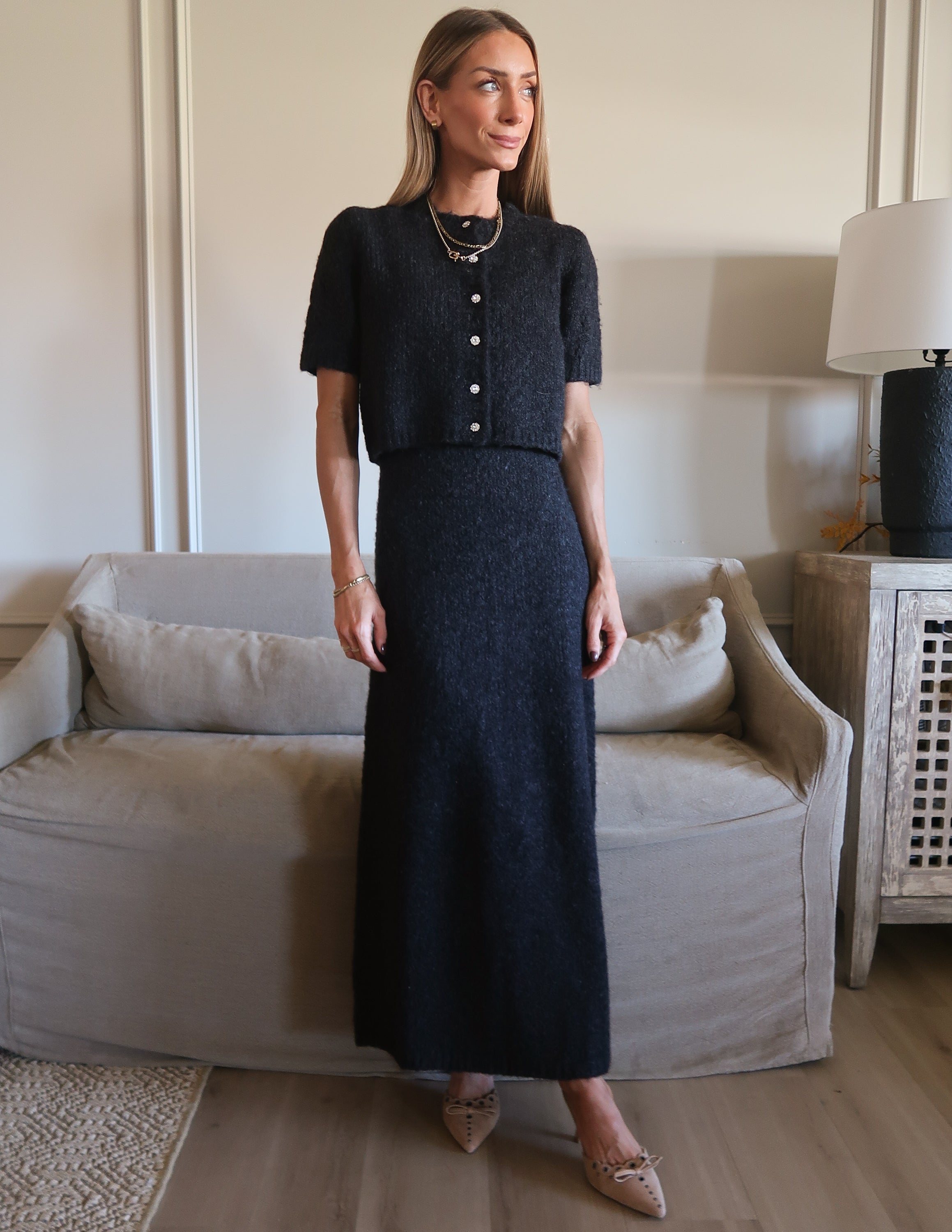 Midnight Knit Two Piece Set