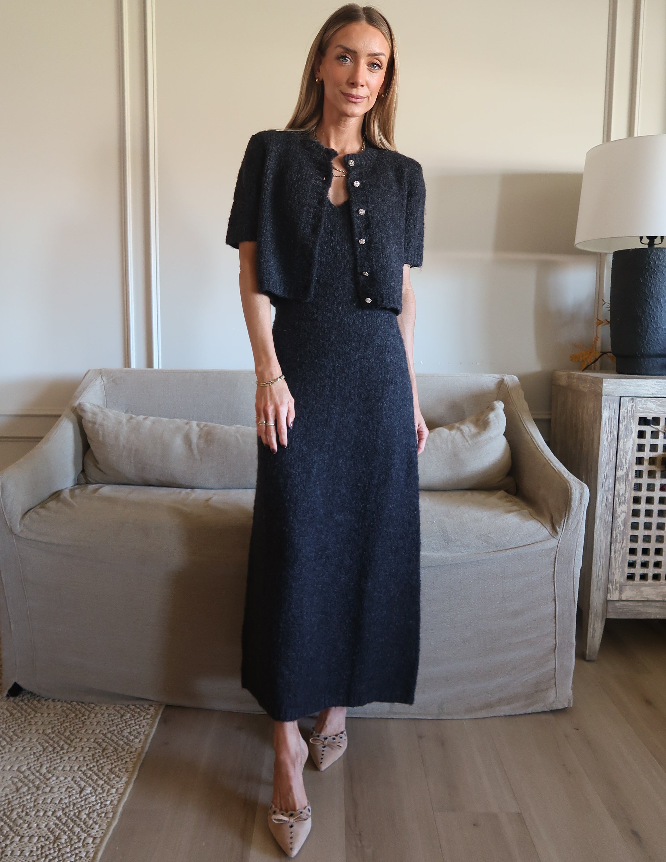 Midnight Knit Two Piece Set