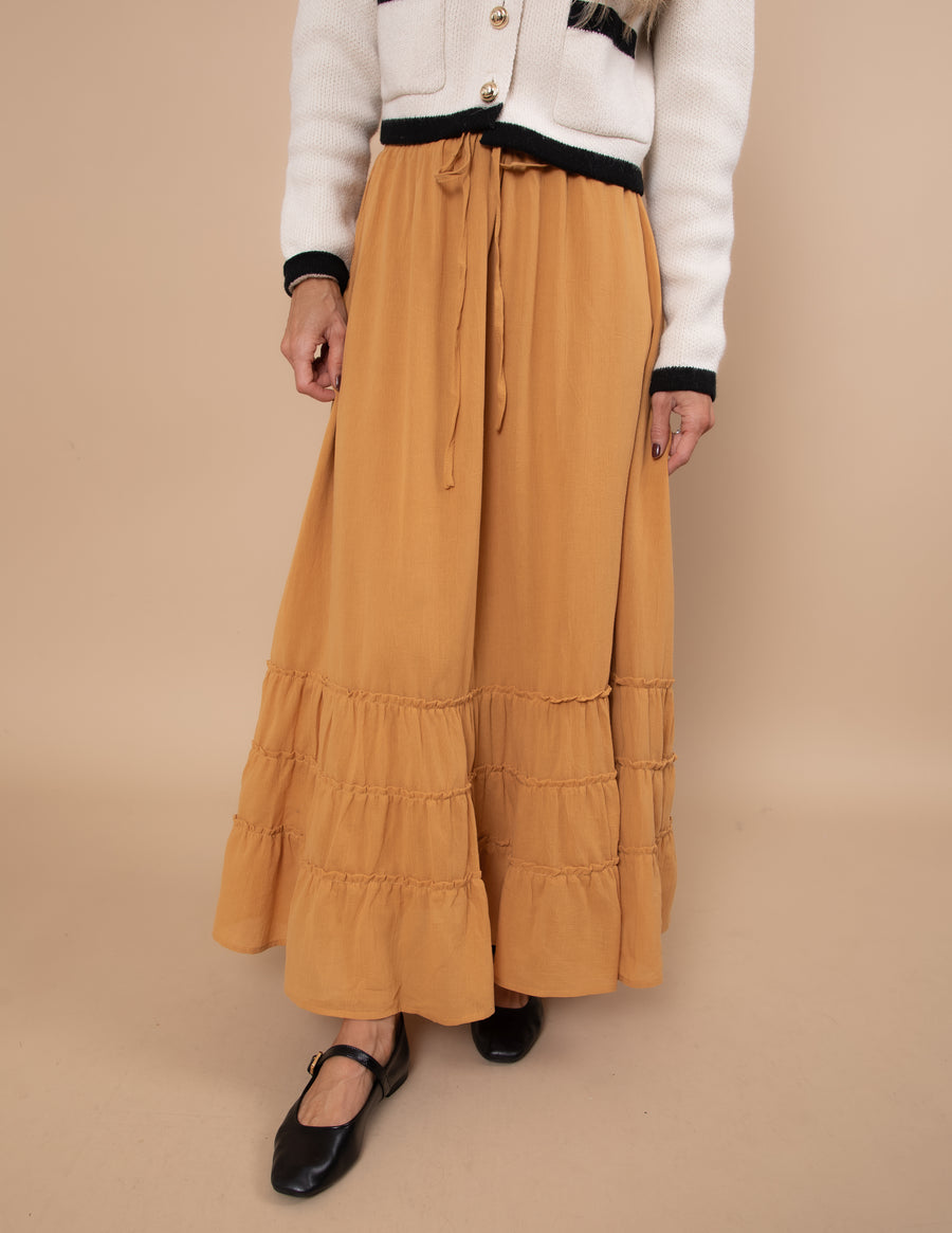 Golden Hour Tiered Skirt